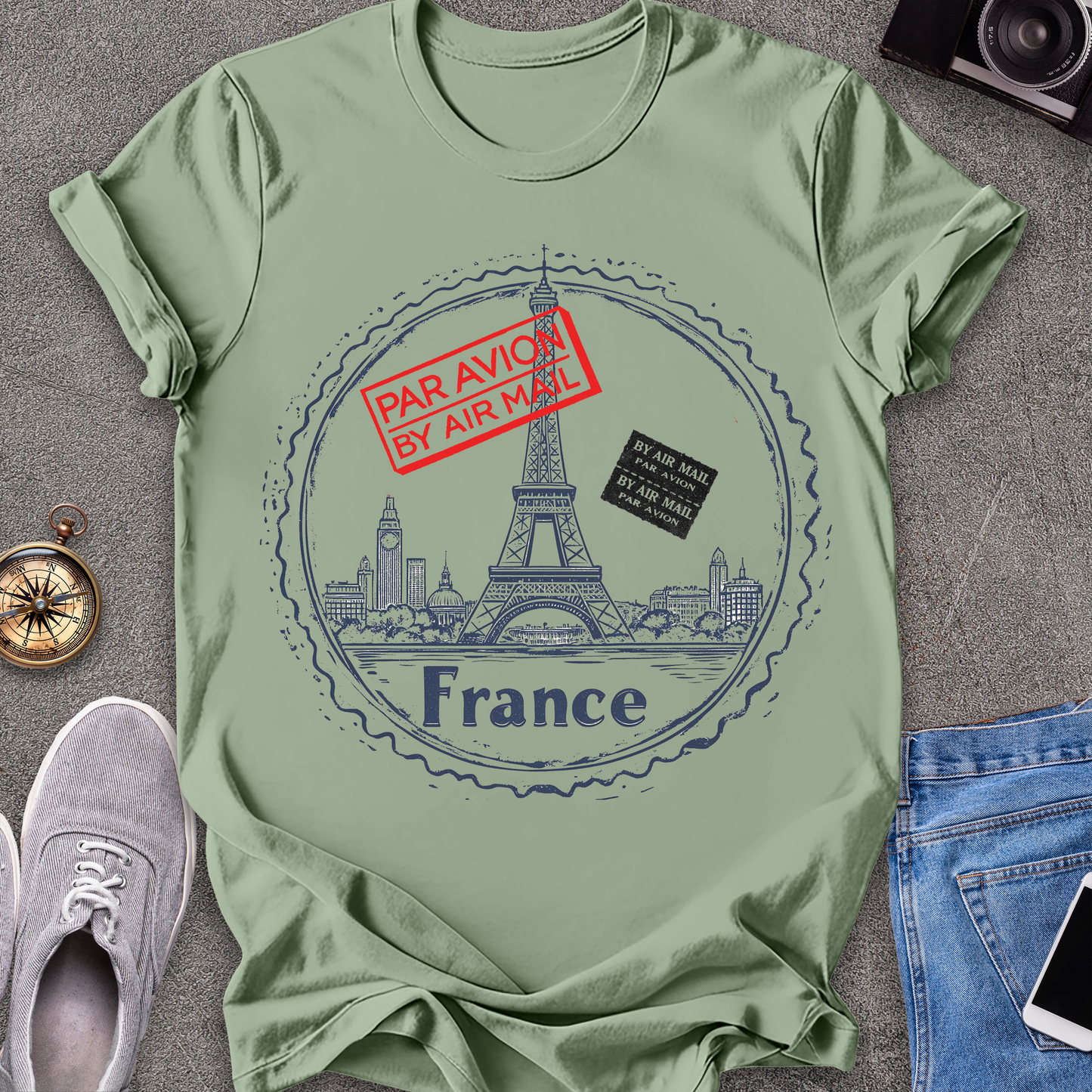 France Eiffel Tower T-Shirt