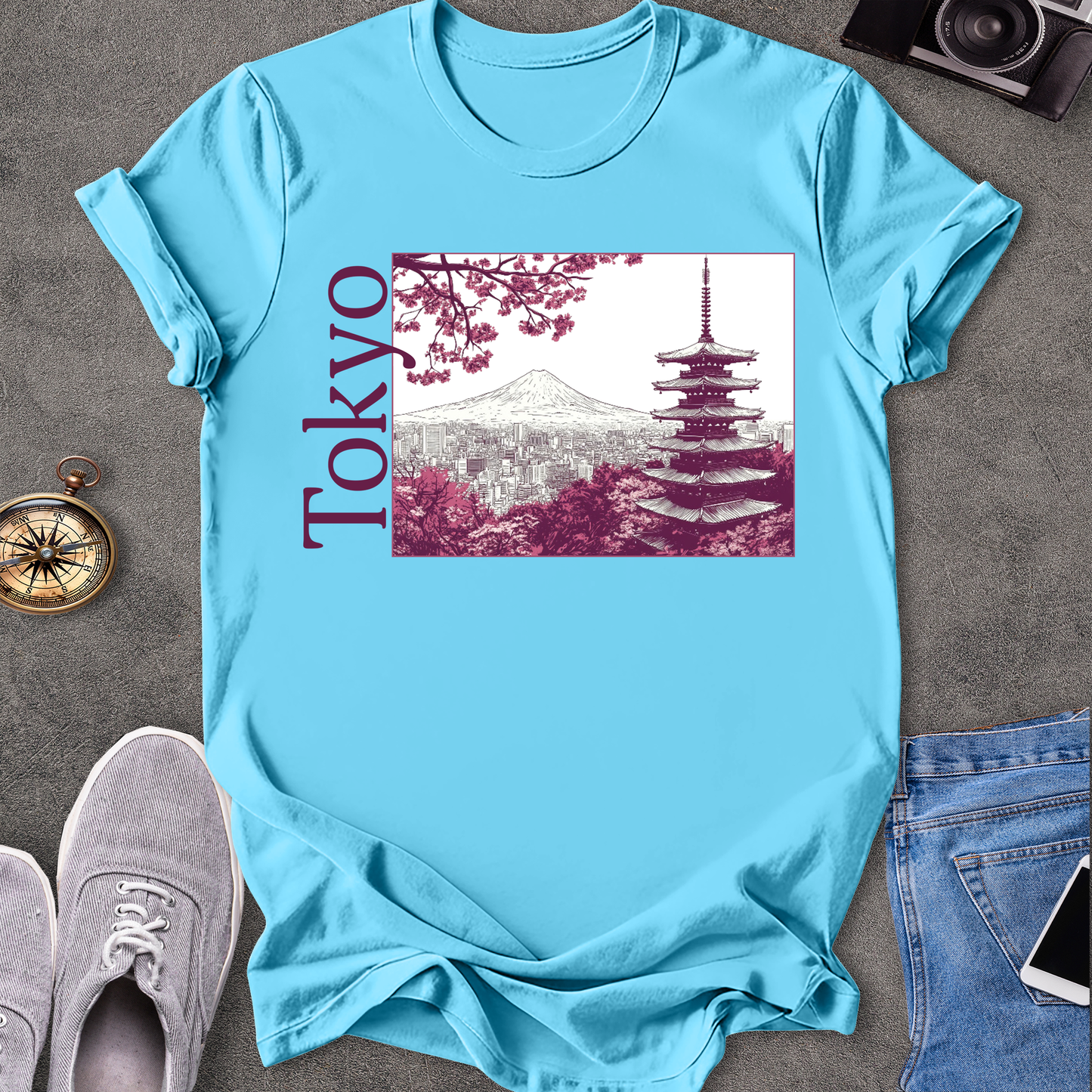 Tokyo - Cherry Blossoms T-Shirt