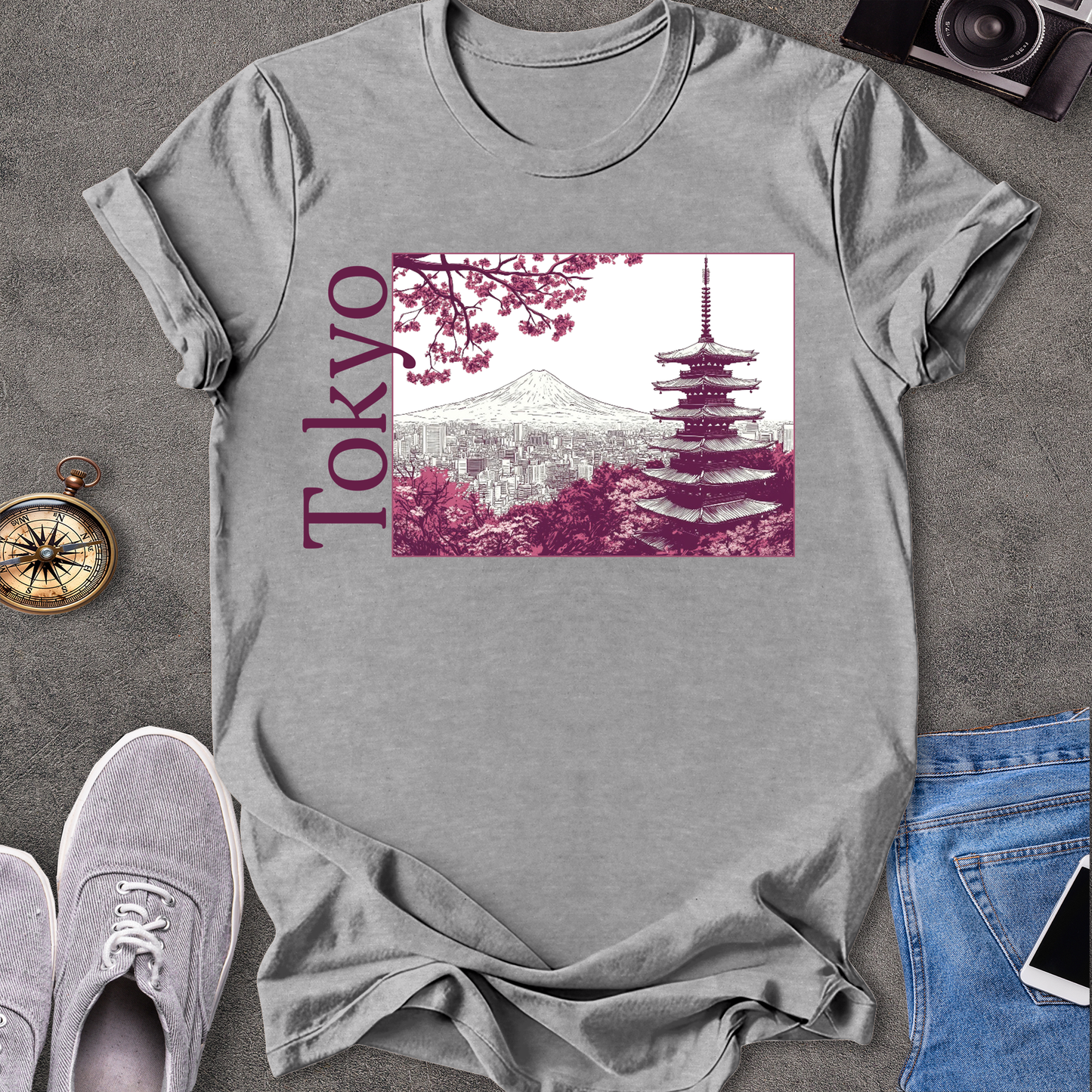 Tokyo - Cherry Blossoms T-Shirt