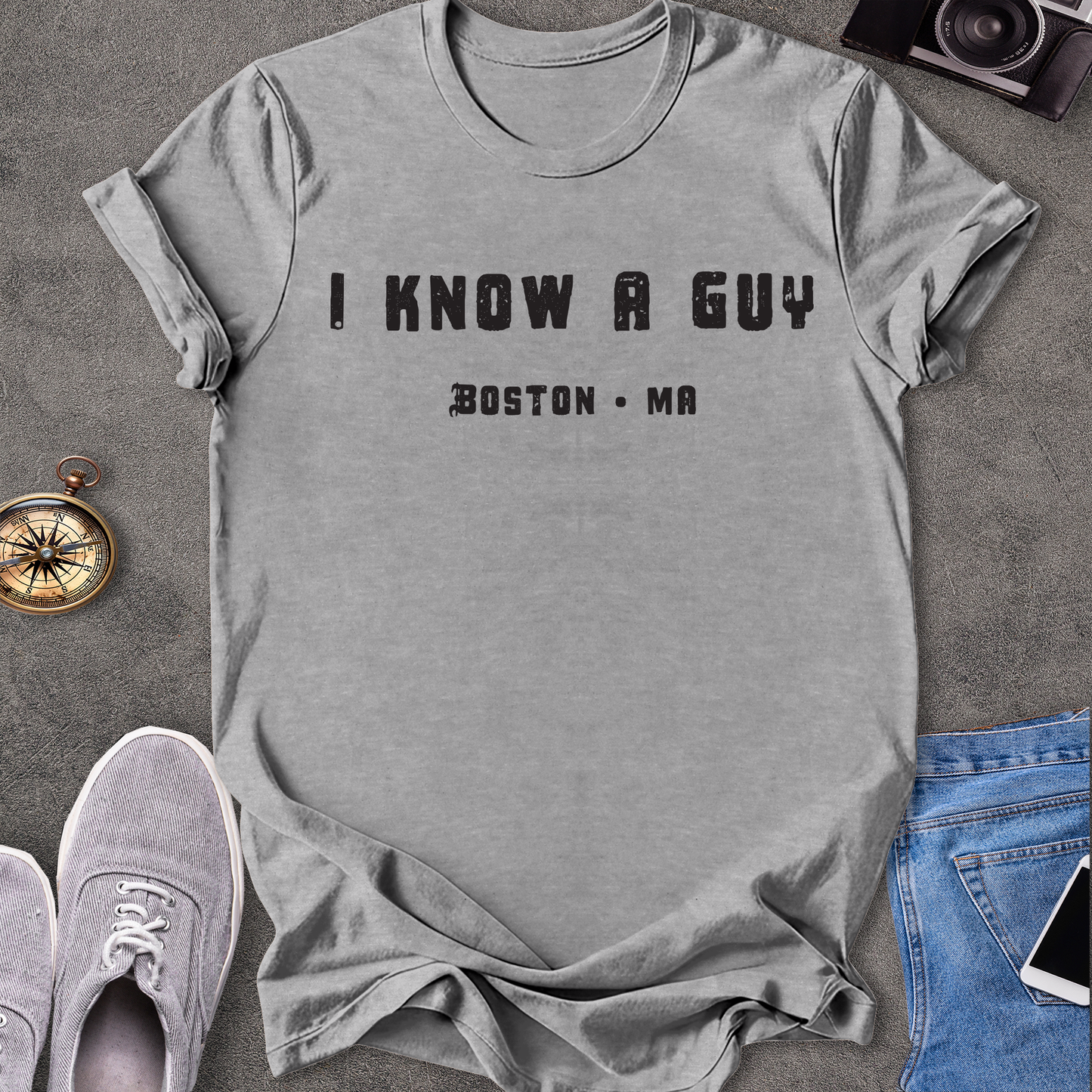 I know A Guy, Boston Massachusetts T-Shirt