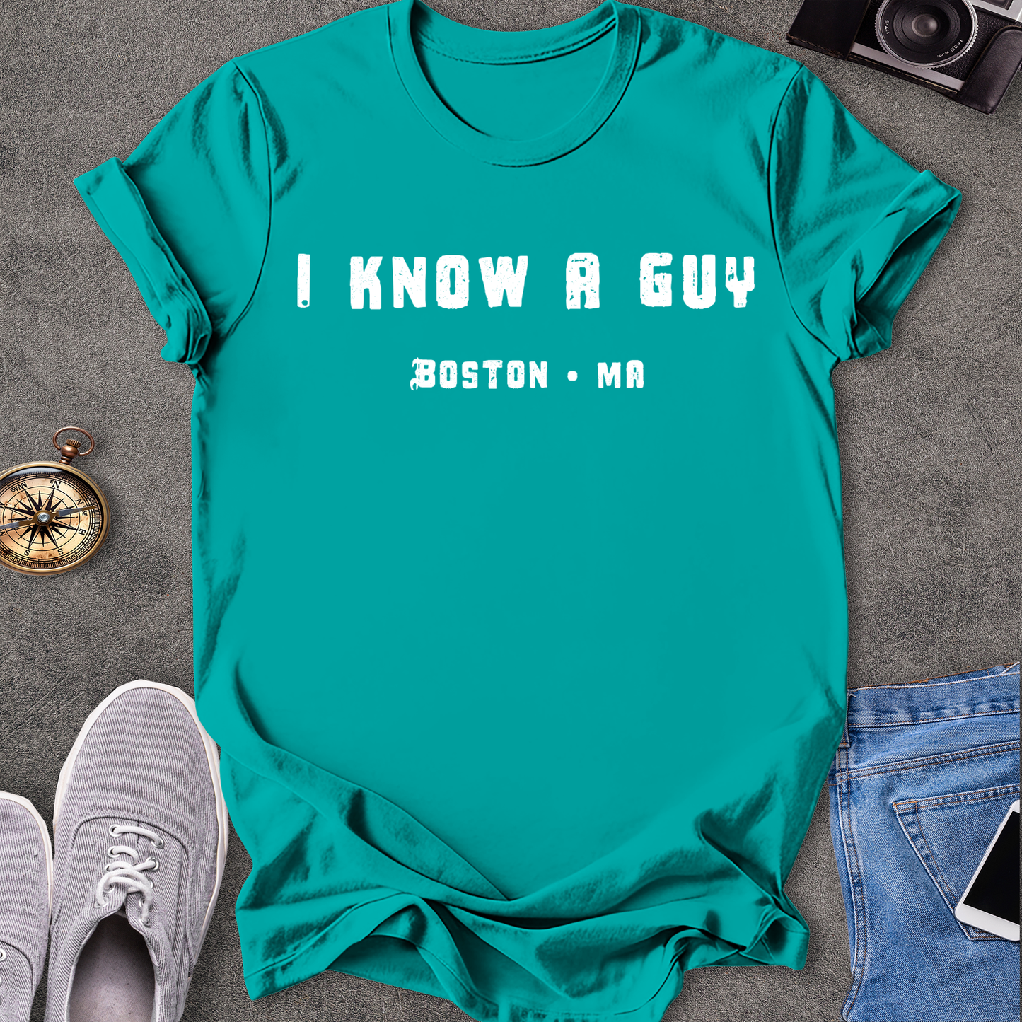 I know A Guy, Boston Massachusetts T-Shirt