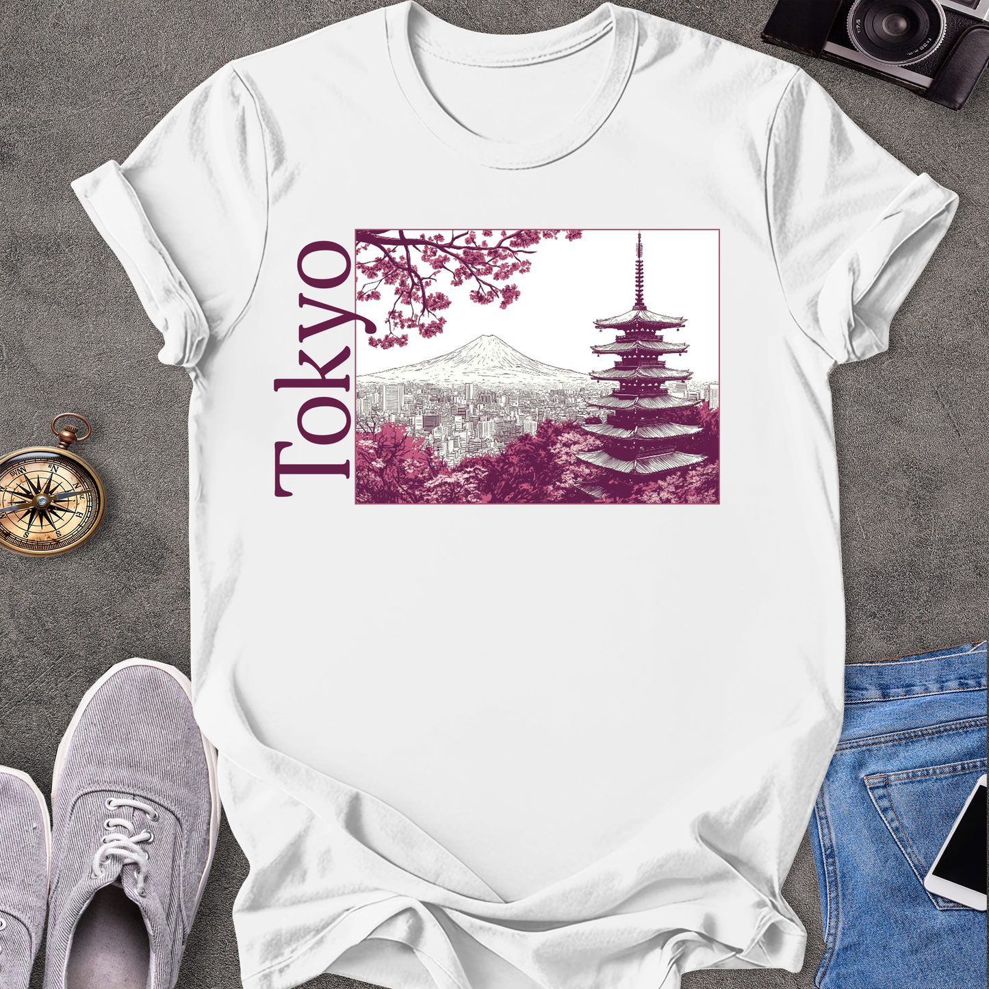 Tokyo - Cherry Blossoms T-Shirt