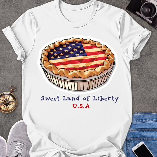 Sweet Land of Liberty - USA | Unisex Softstyle T-Shirt | USA Travel Tee