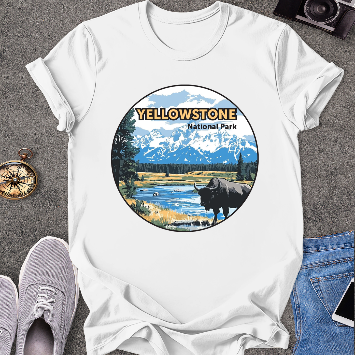 Yellowstone National Park, Wyoming T-Shirt