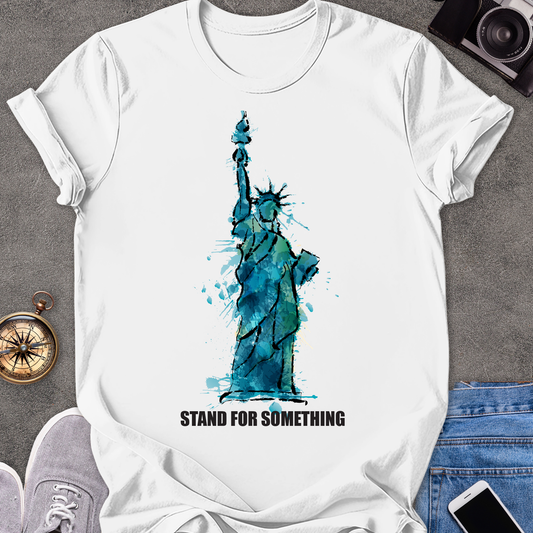 Stand For Something | Unisex Softstyle T-Shirt | USA Travel Tee