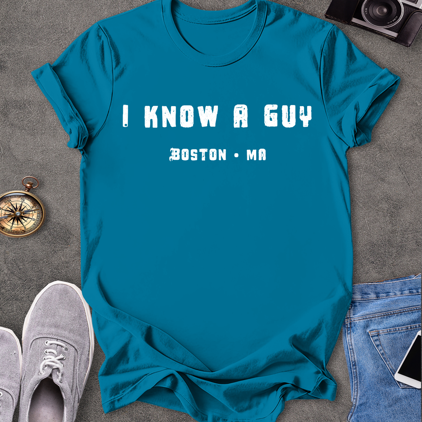 I know A Guy, Boston Massachusetts T-Shirt
