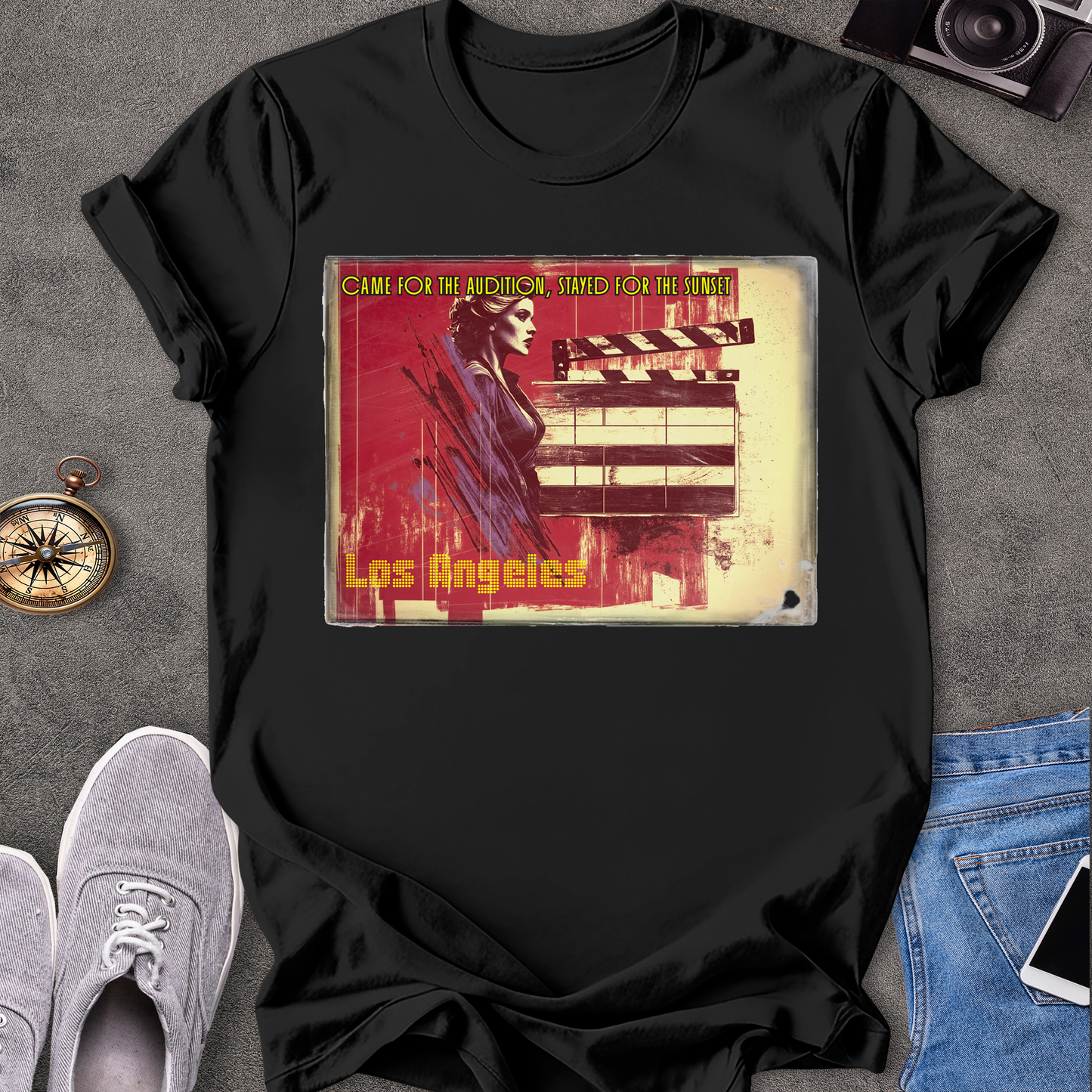 Came For The Audtion, Stayed For The Sunset, Los Angels T-Shirt