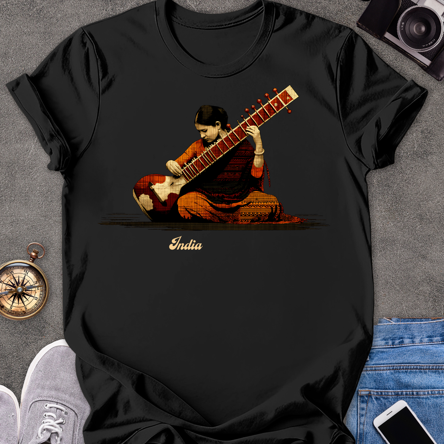 India | Unisex Softstyle T-Shirt | India Travel Tee