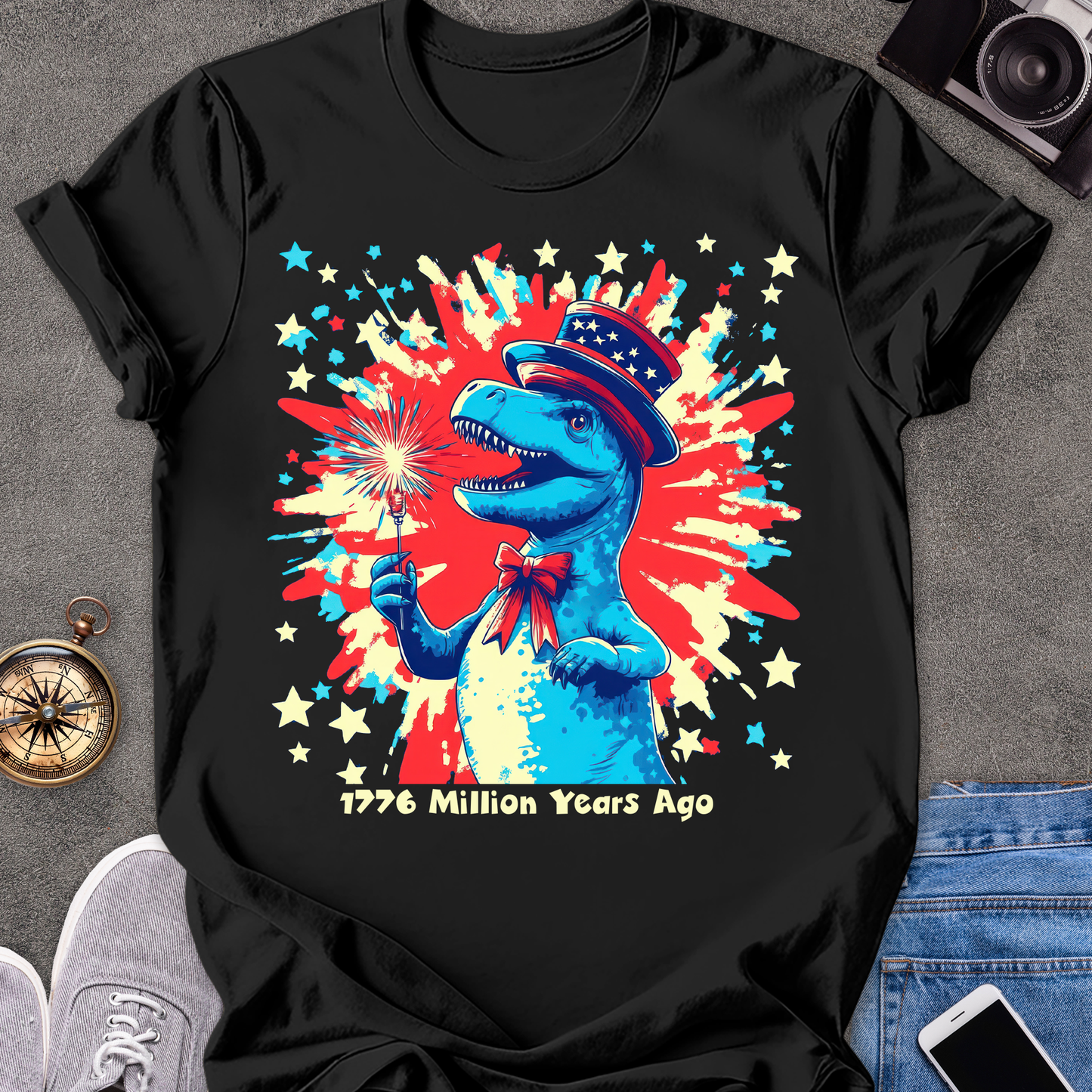 1776 Million Years Ago | Unisex Softstyle T-Shirt | USA Travel Tee