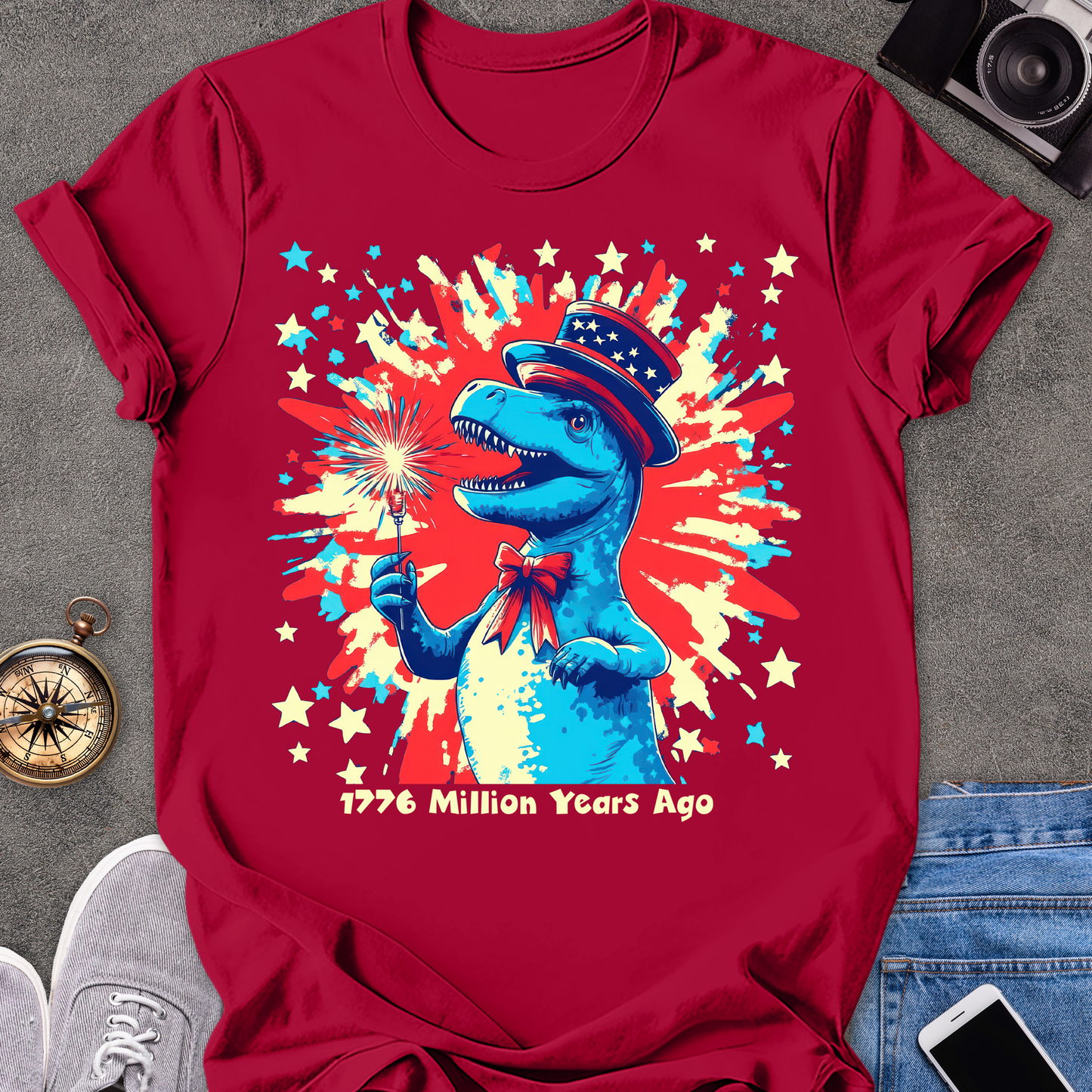 1776 Million Years Ago | Unisex Softstyle T-Shirt | USA Travel Tee