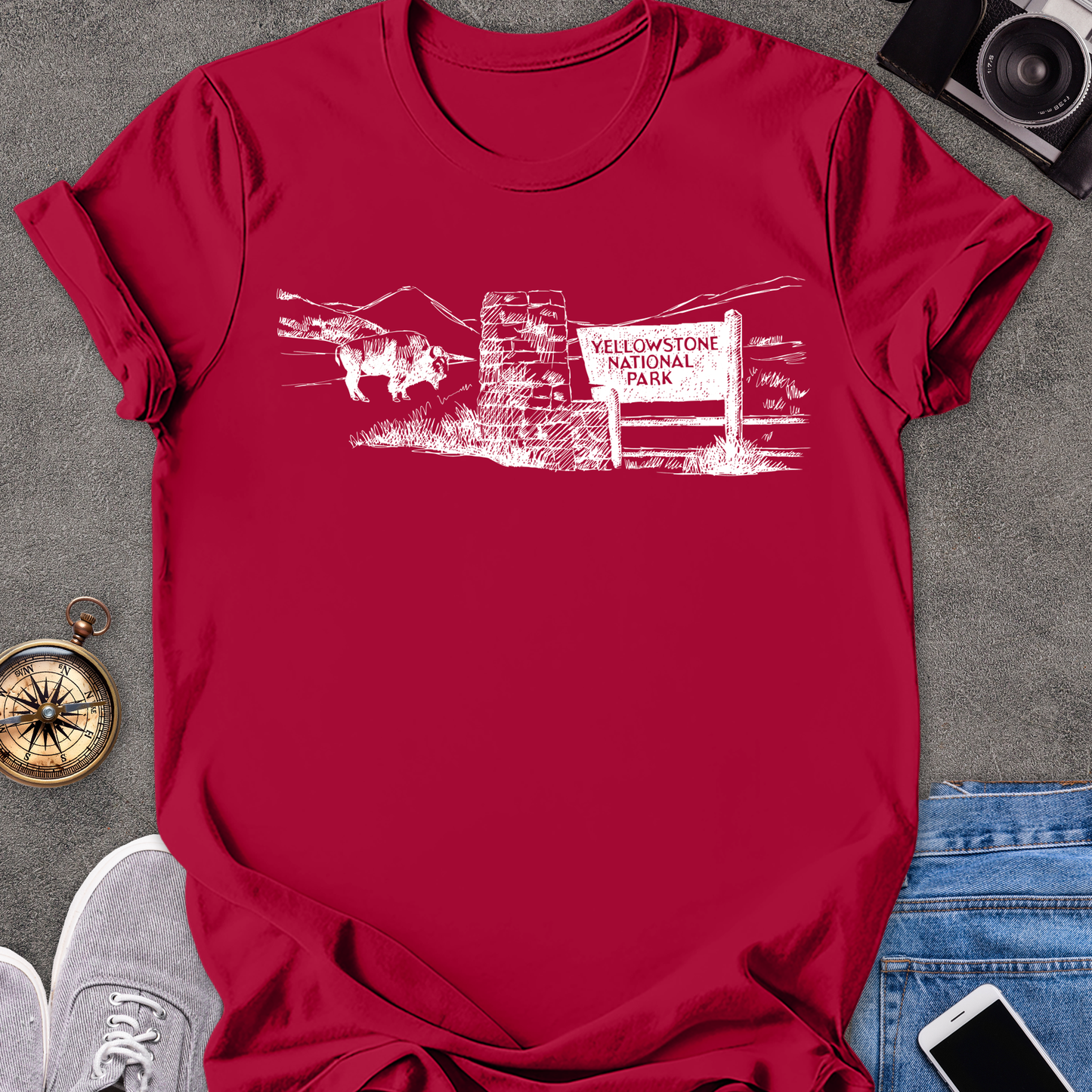 Yellowstone National Park | Unisex Softstyle T-Shirt | Adventure Lover Tee