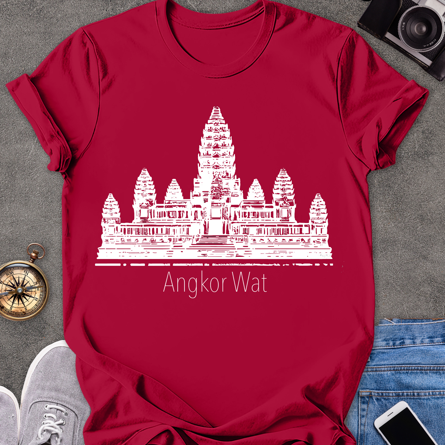 Angkor Wat | Unisex Softstyle T-Shirt | Cambodia Travel Tee
