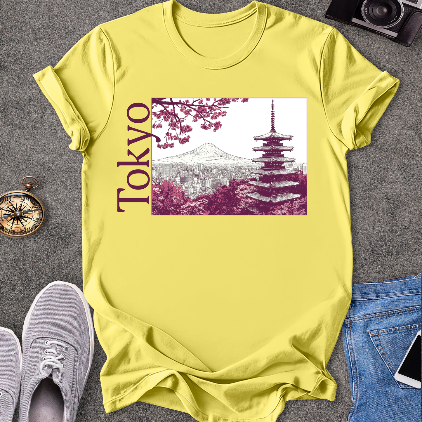 Tokyo - Cherry Blossoms T-Shirt