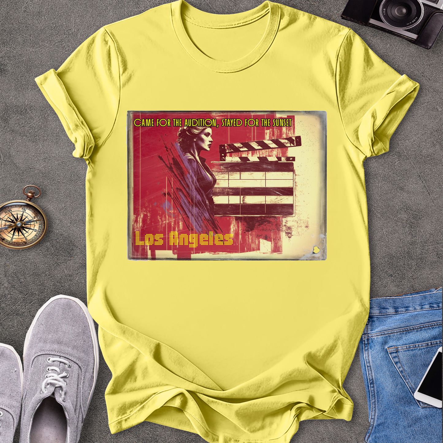 Came For The Audtion, Stayed For The Sunset, Los Angels T-Shirt