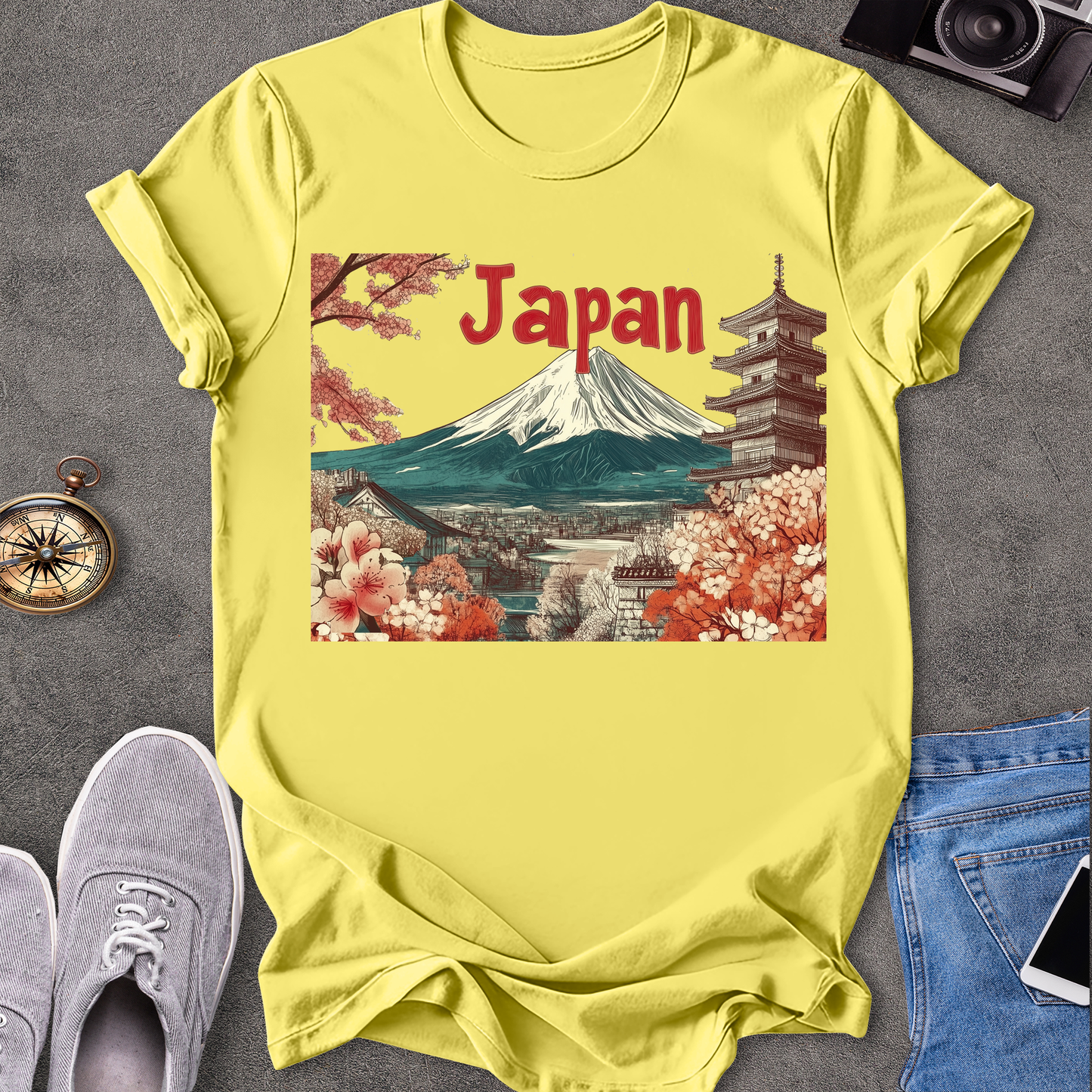Japan-Cherry Blossoms T-Shirt