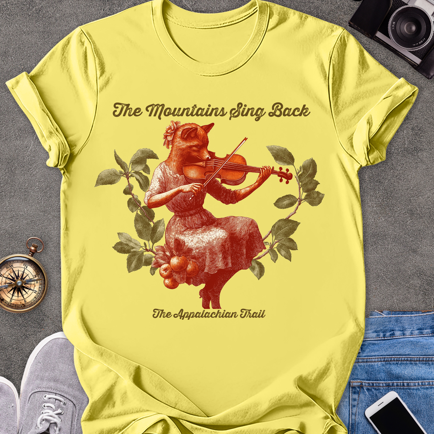 The Mountains Sing Back, The Appalachian Trail | Unisex Softstyle T-Shirt | Hiking and Adventure Tee