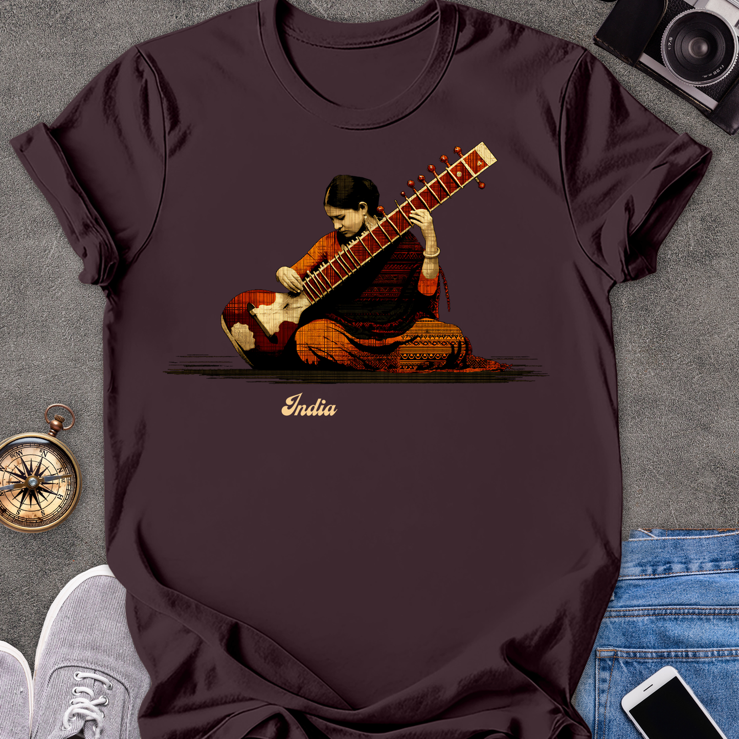 India | Unisex Softstyle T-Shirt | India Travel Tee