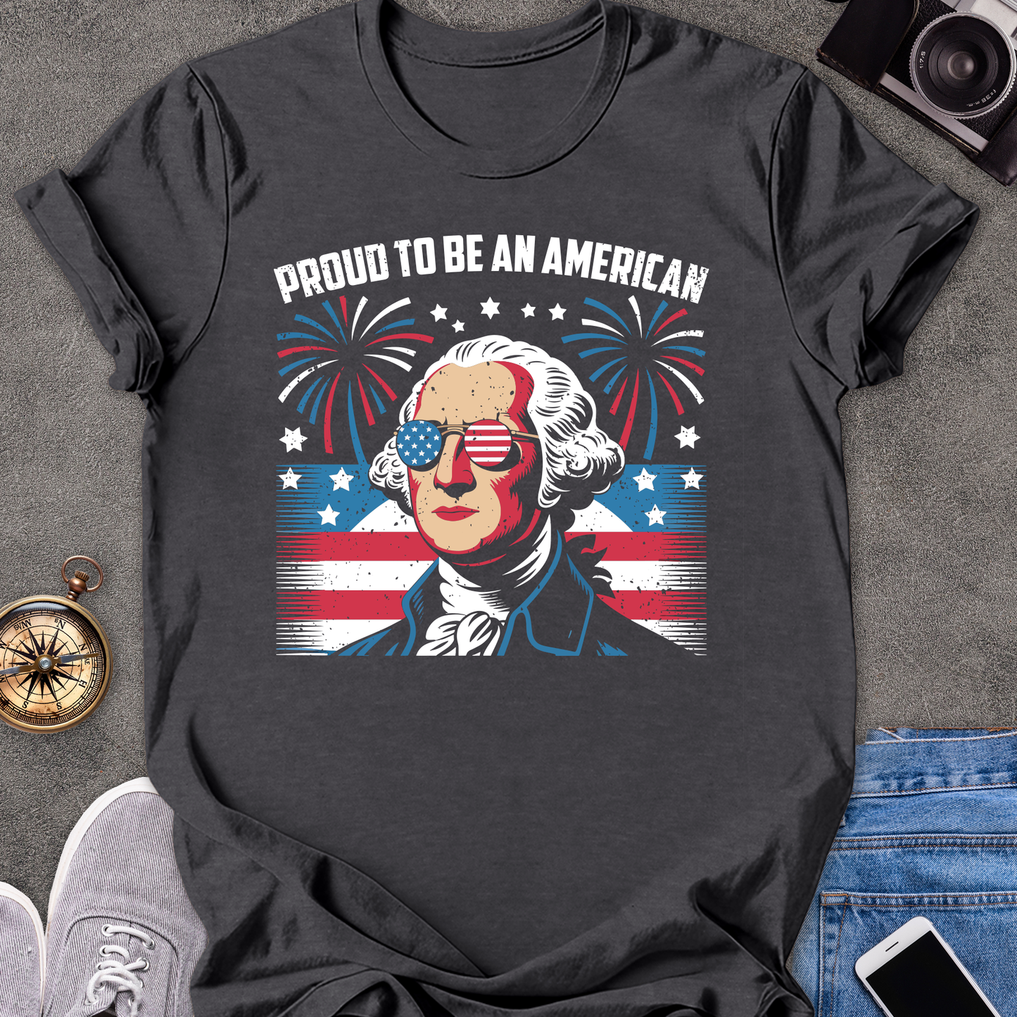 Proud to be an American | Unisex Softstyle T-Shirt | USA Travel Tee