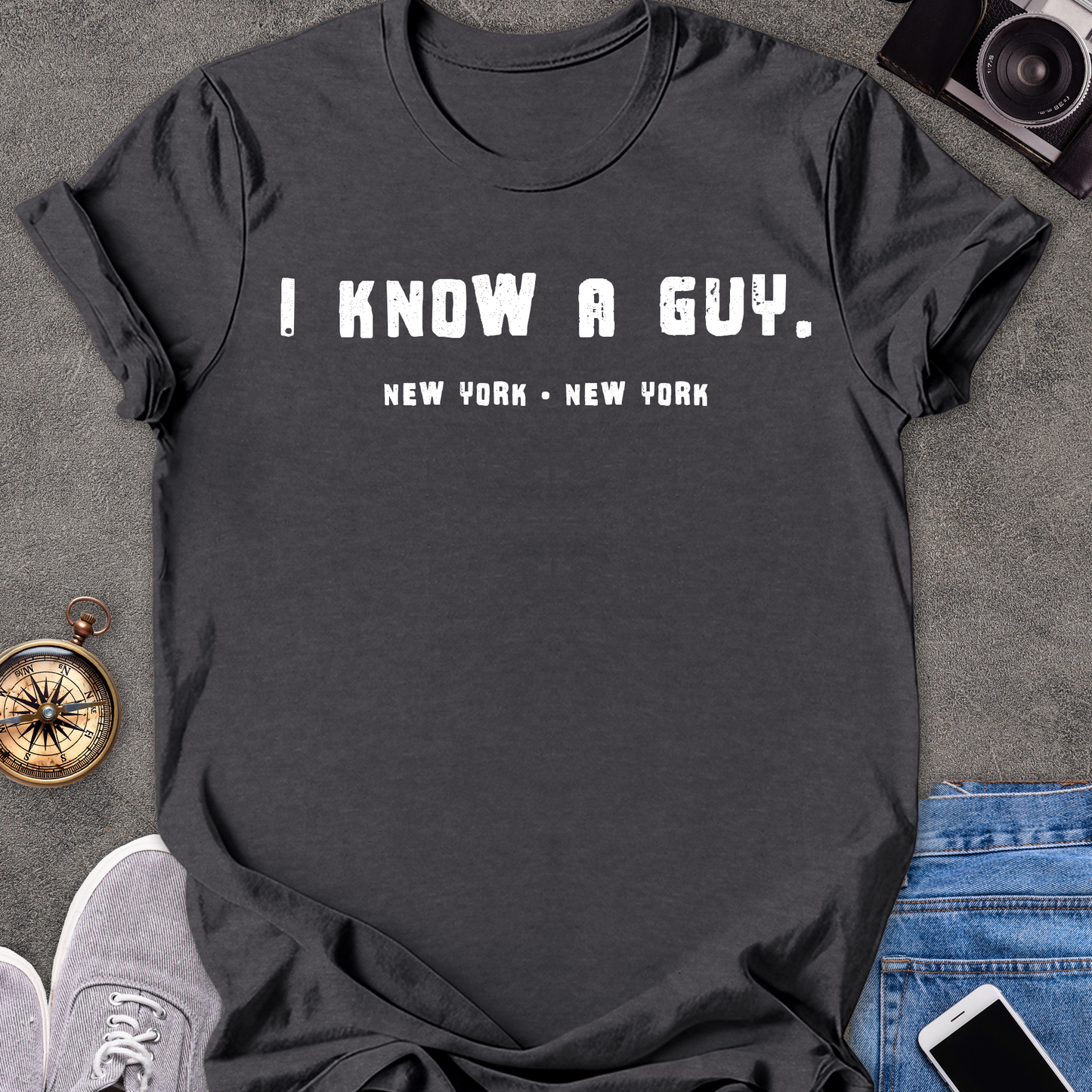 I Know a Guy - New York, New York | Unisex Softstyle T-Shirt | New York Travel Tee