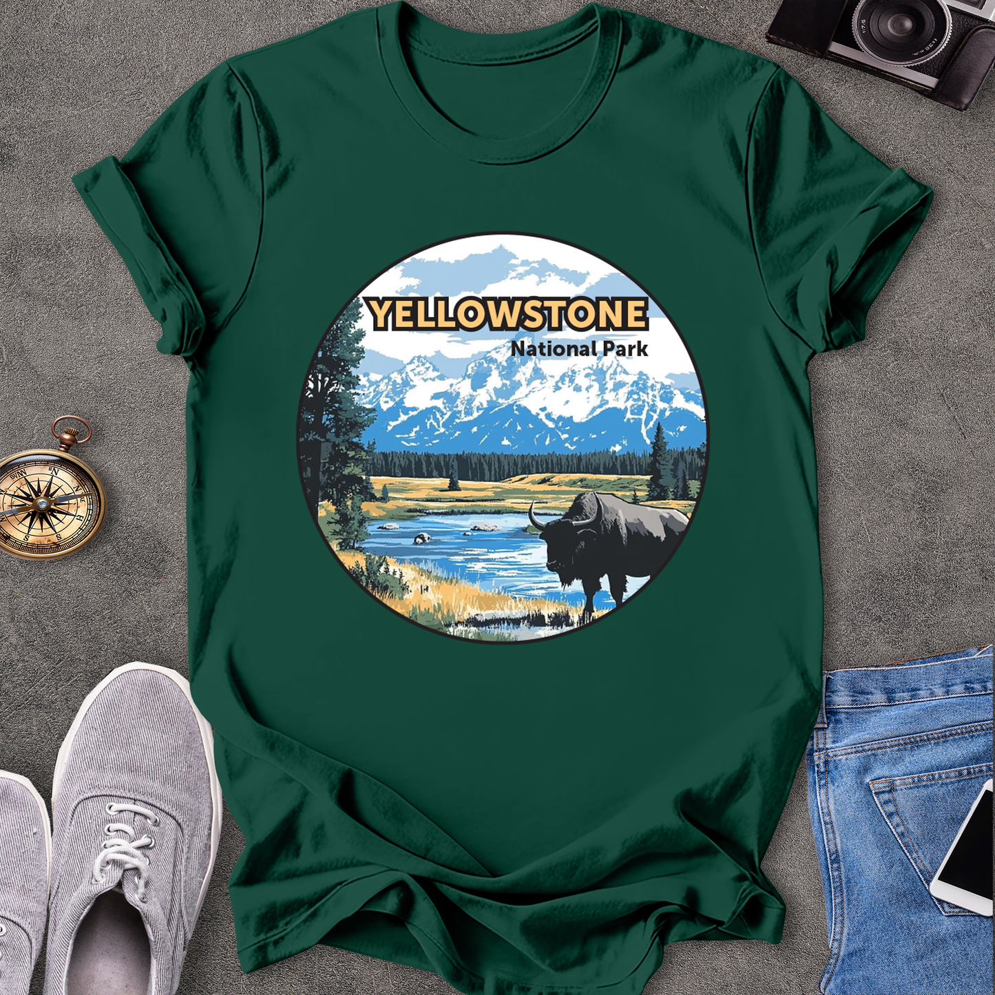 Yellowstone National Park, Wyoming T-Shirt