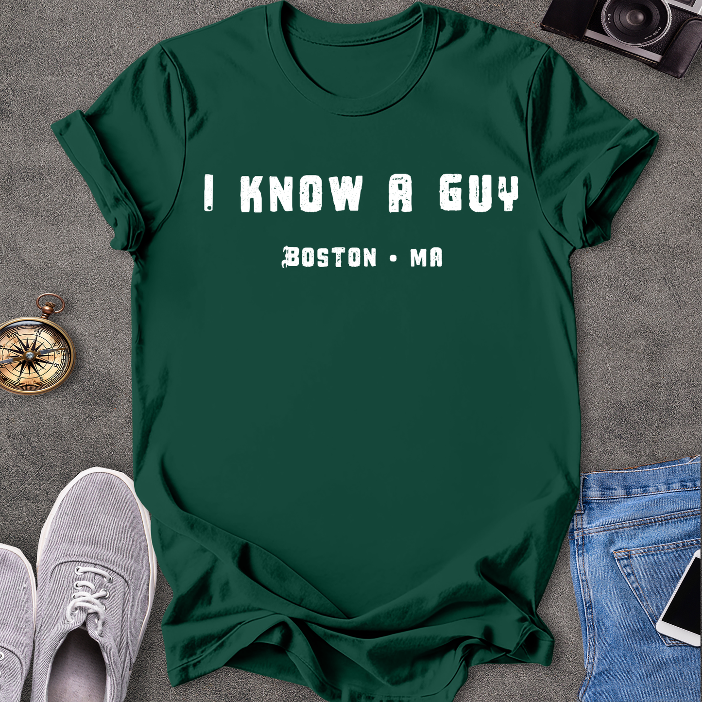 I know A Guy, Boston Massachusetts T-Shirt