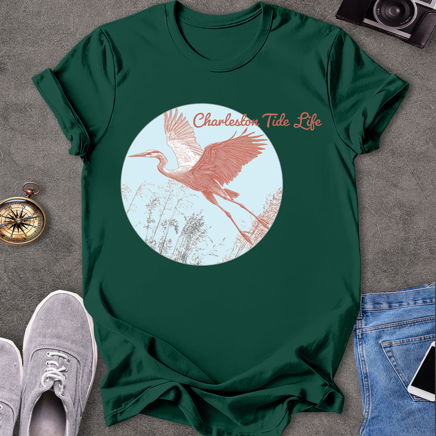 Charlestown Tide Life - South Carolina T-Shirt