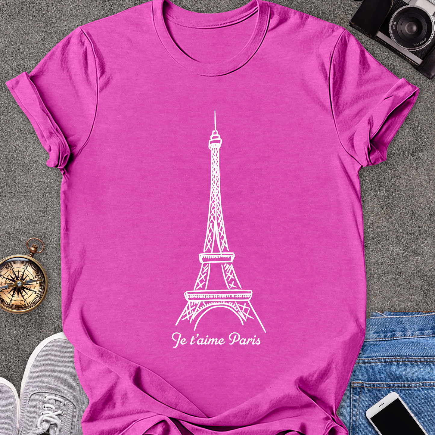 Je 't aime Paris | Unisex Softstyle T-Shirt | Travel Lover Tee