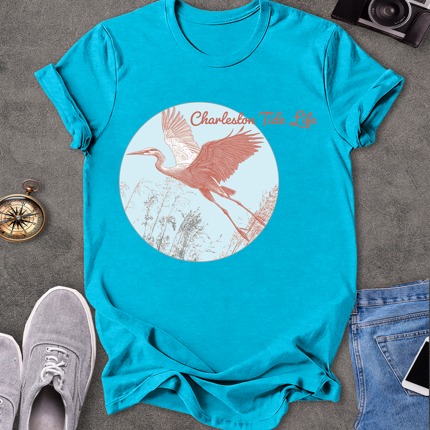 Charlestown Tide Life - South Carolina T-Shirt