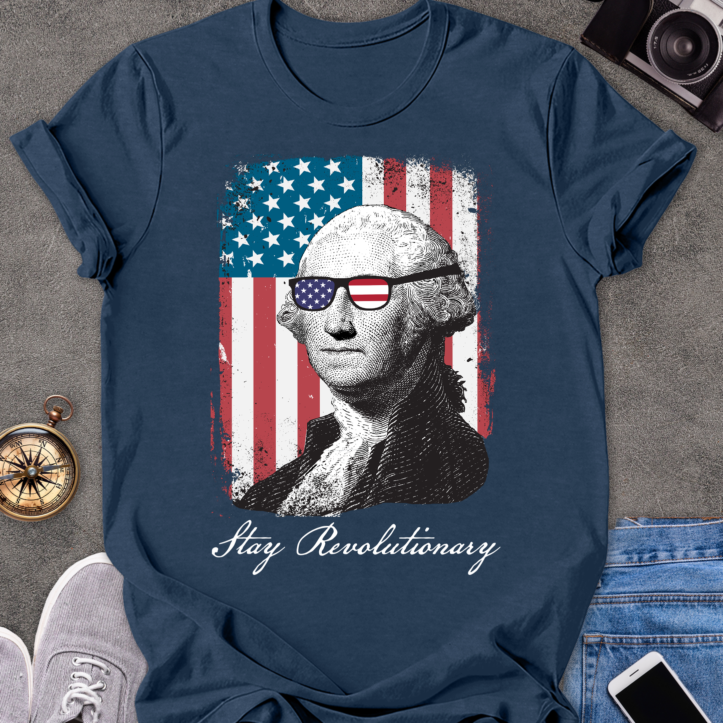 Stay Revolutionary | Unisex Softstyle T-Shirt | USA Travel Tee