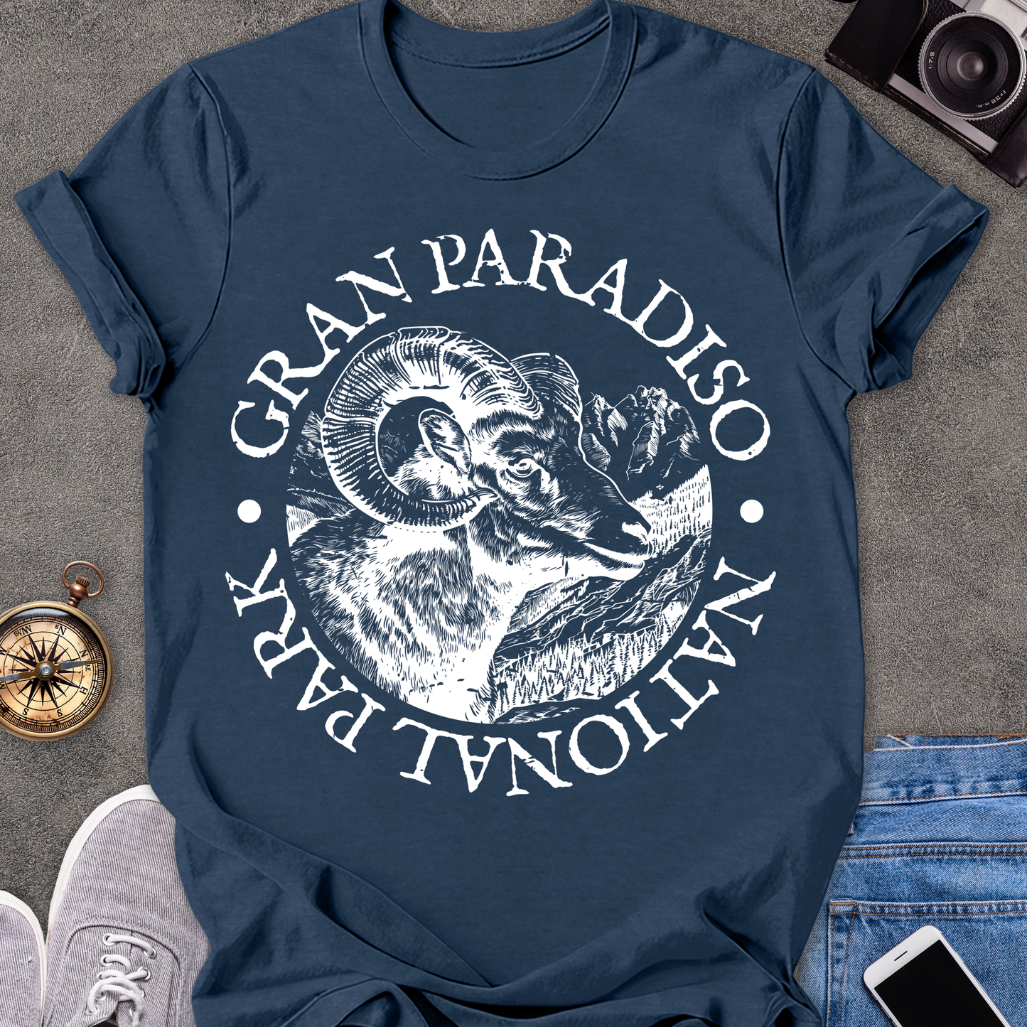 Gran Paradiso National Park | Unisex Softstyle T-Shirt | Adventure Tee