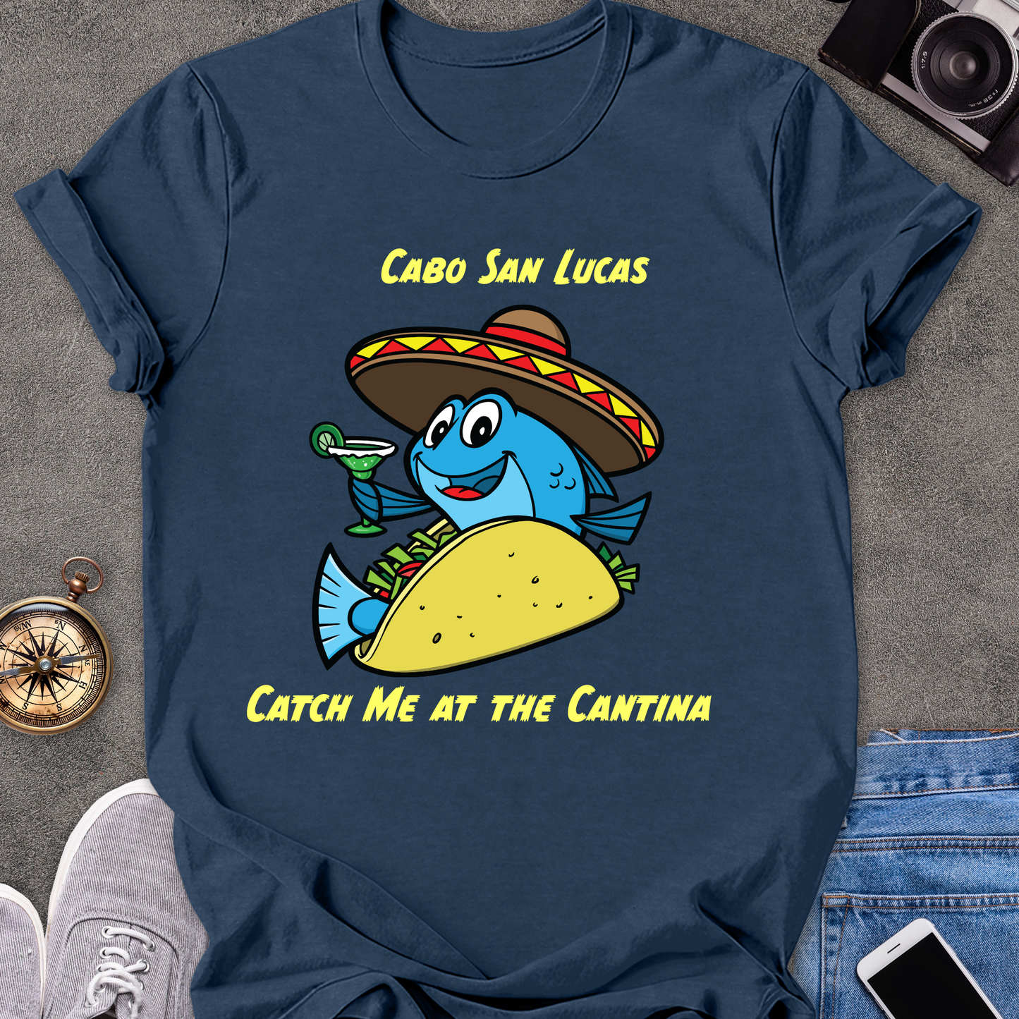 Cabo San Lucas-Catch Me At The Cantina | Unisex Softstyle T-Shirt | Mexico Travel Tee