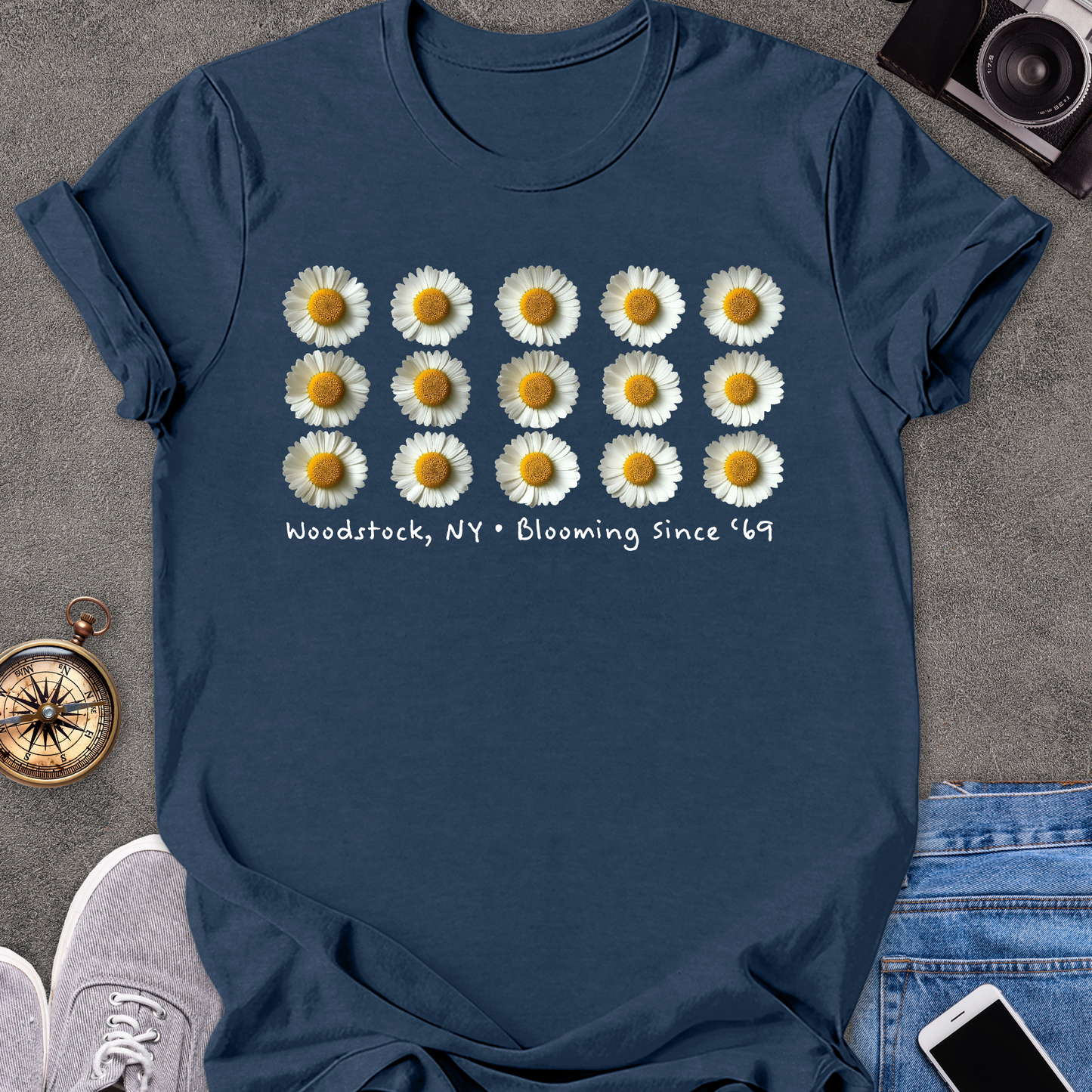 Woodstock, NY - Blooming Since '69 | Unisex Softstyle T-Shirt | New York Travel Tee