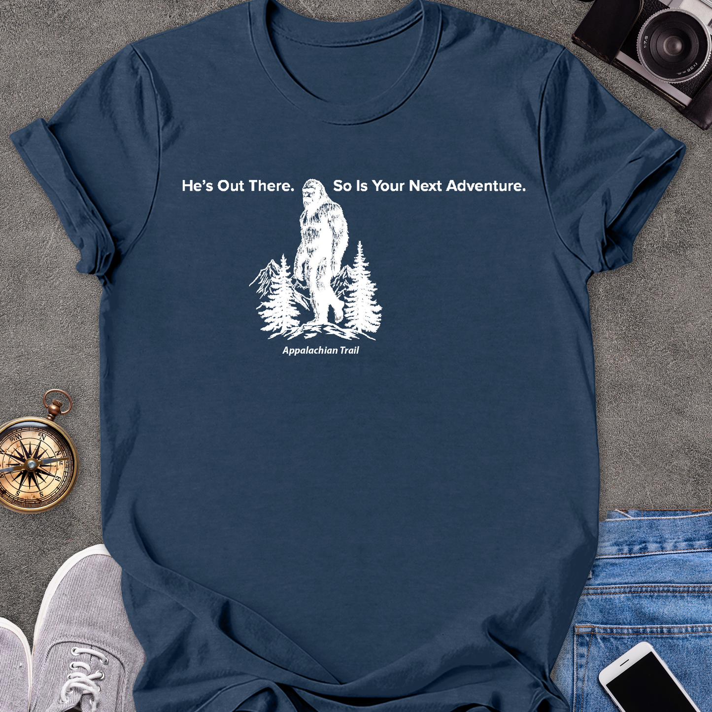 He's Out There. So Is Your Next Adventure-Appalachian Trail | Unisex Softstyle T-Shirt | Appalachian Trail Travel Tee