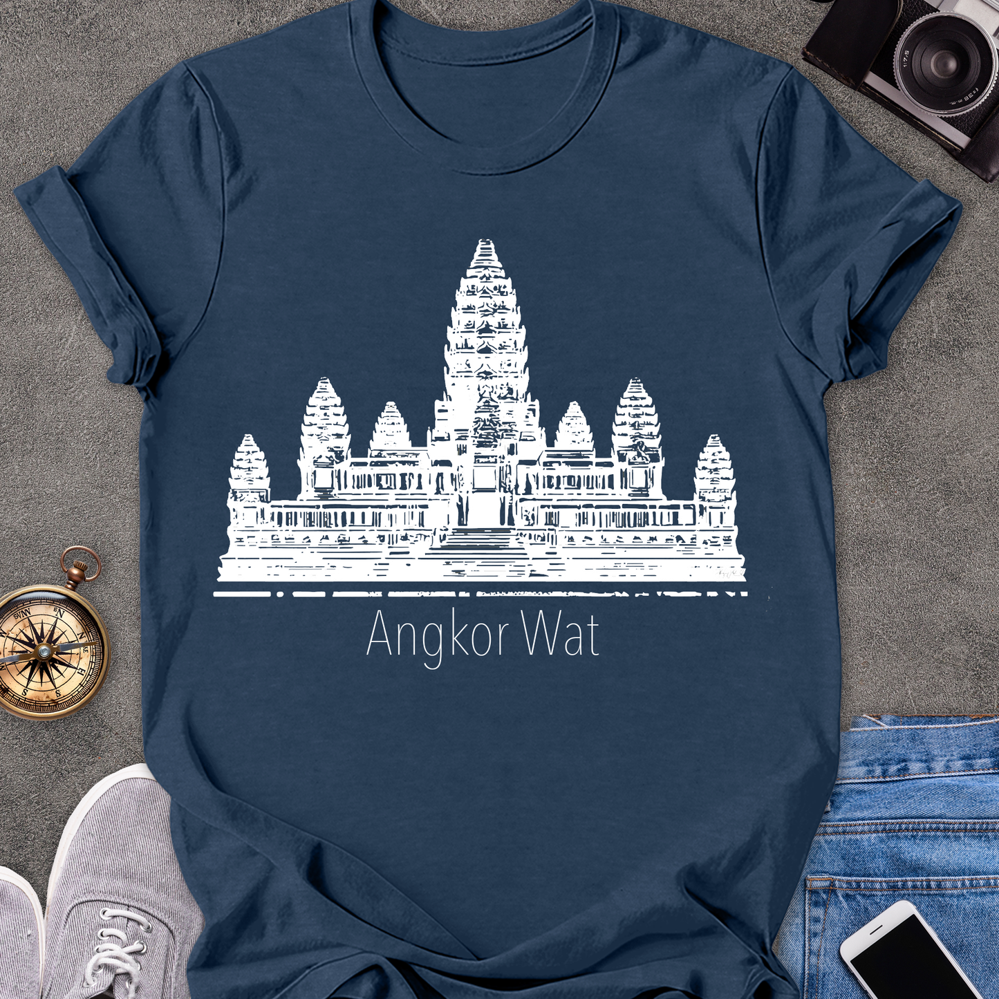 Angkor Wat | Unisex Softstyle T-Shirt | Cambodia Travel Tee