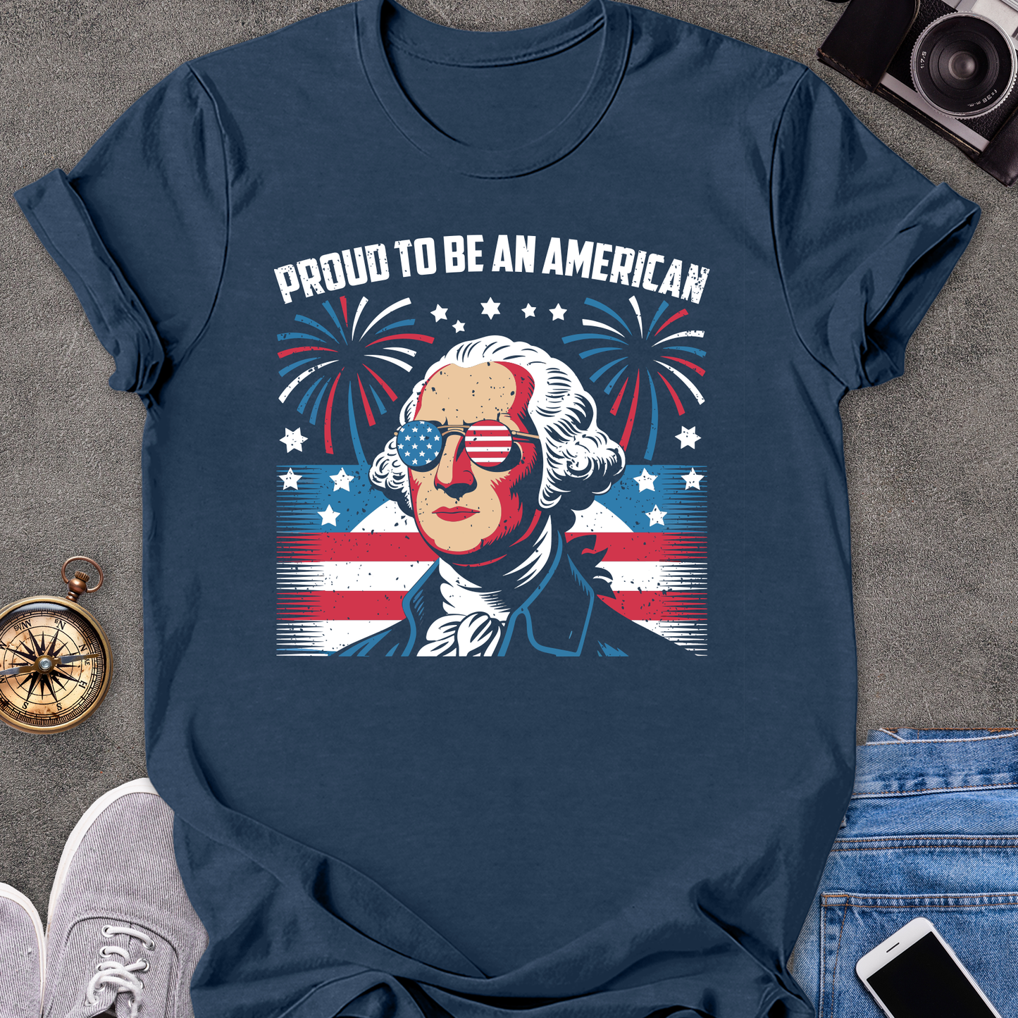 Proud to be an American | Unisex Softstyle T-Shirt | USA Travel Tee