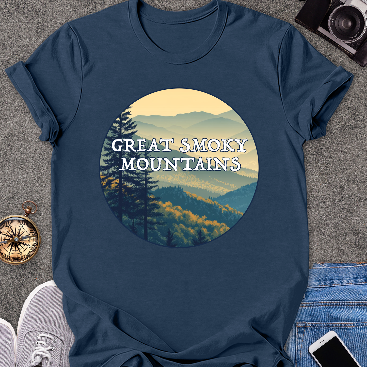 Great Smoky Mountains | Unisex Softstyle T-Shirt | Tennessee Tee
