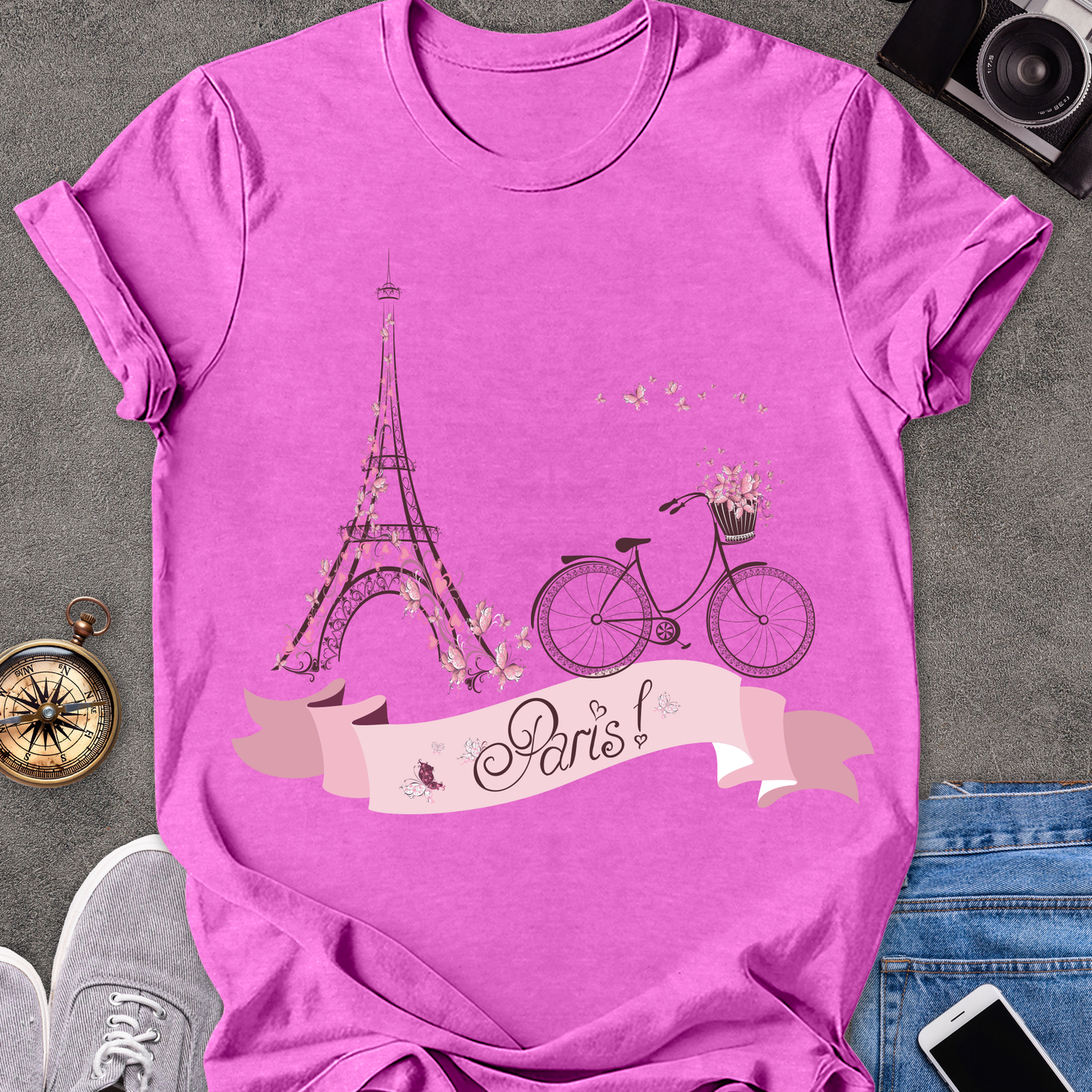 Paris| Unisex Softstyle T-Shirt | Paris Travel Tee