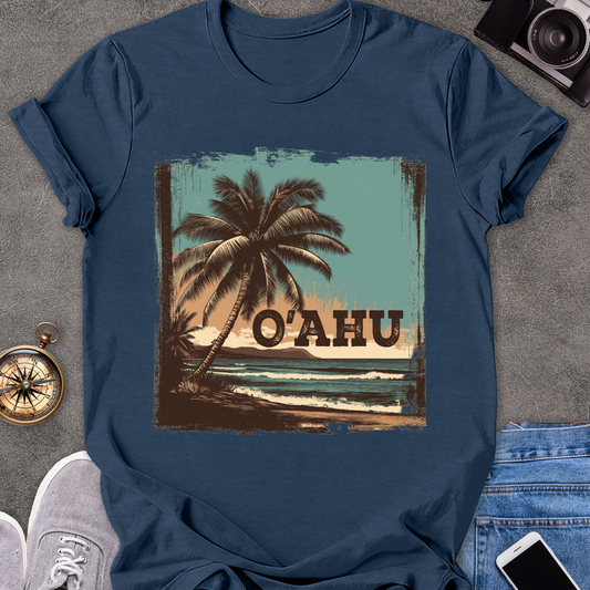 O'ahu | Unisex Softstyle T-Shirt | Hawaii Travel Tee