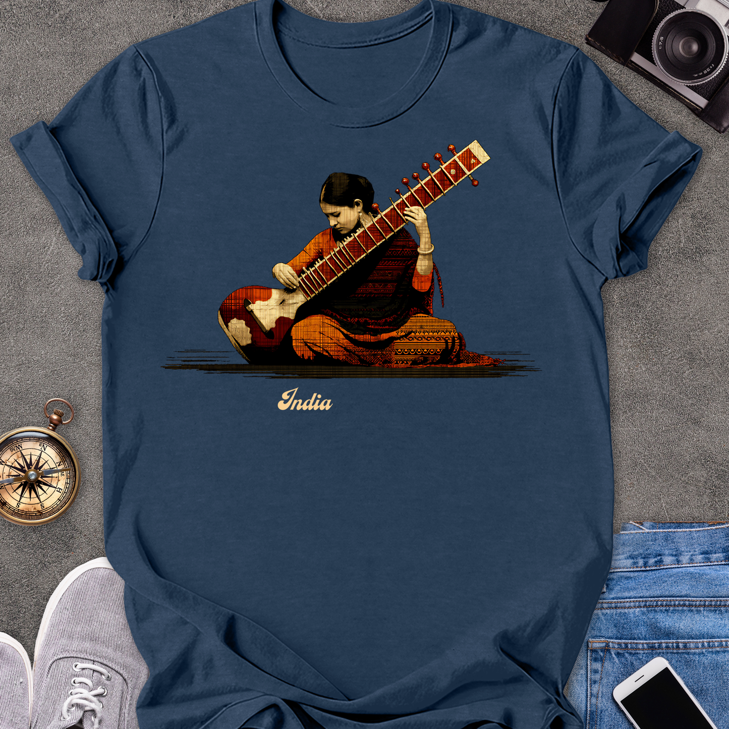 India | Unisex Softstyle T-Shirt | India Travel Tee