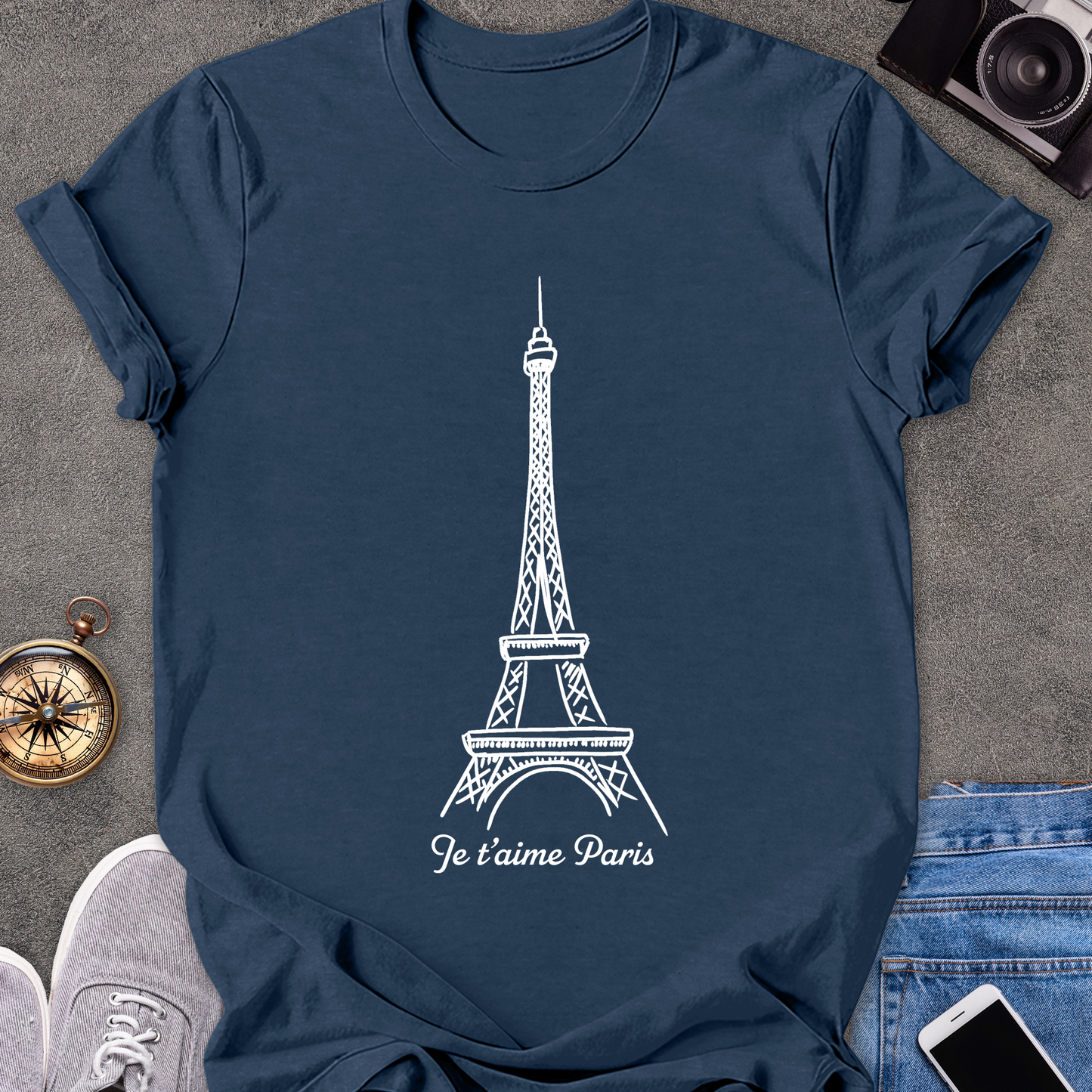 Je 't aime Paris | Unisex Softstyle T-Shirt | Travel Lover Tee