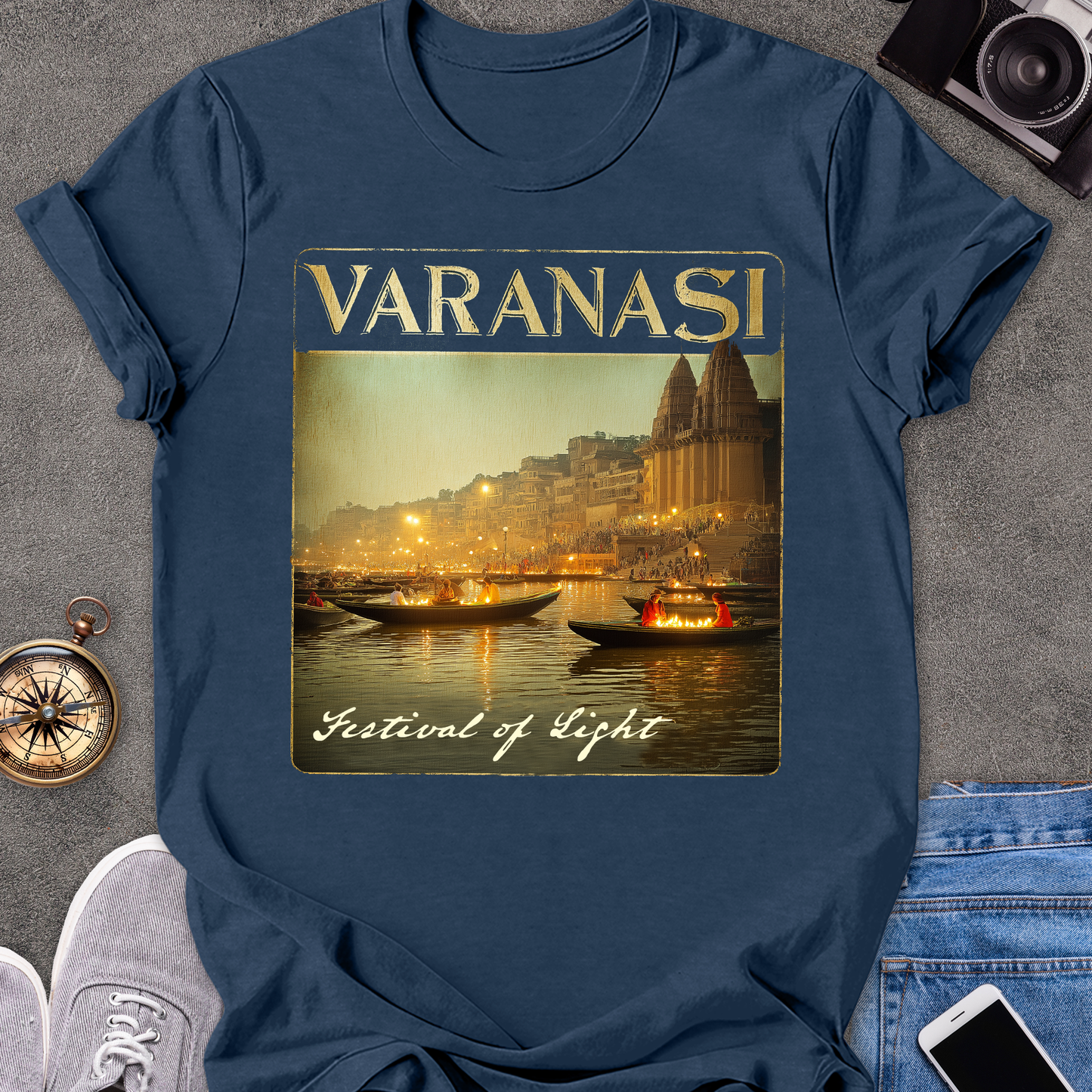 Varanasi, Festial of Light | Softstyle T-Shirt | India Travel Tee