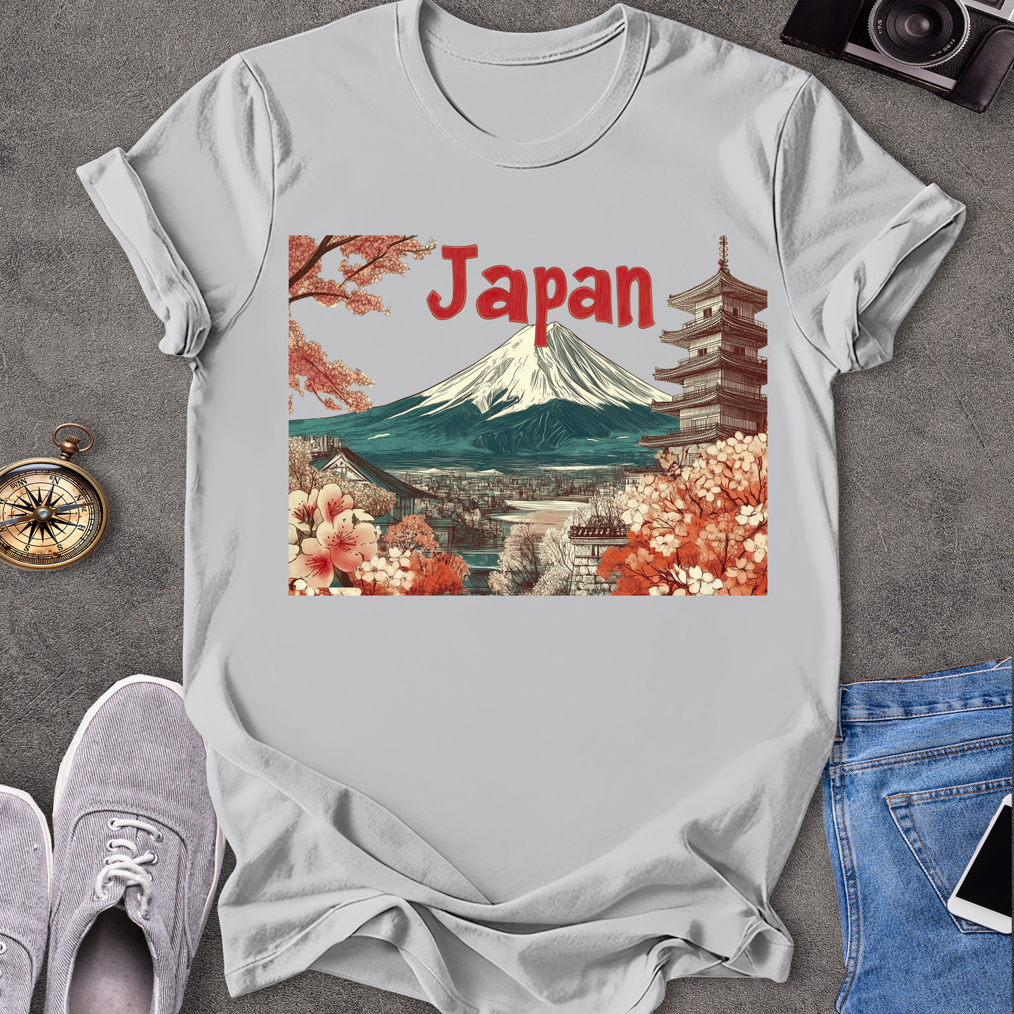 Japan-Cherry Blossoms T-Shirt