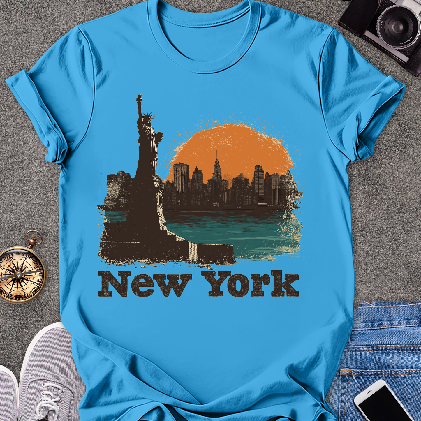 New York | Unisex Softstyle T-Shirt | New York Travel Tee