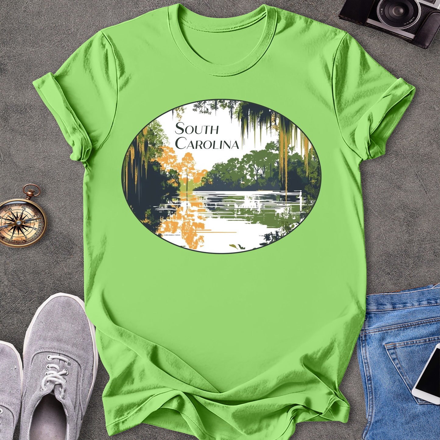 South Carolina - Moss in the Trees T-Shirt