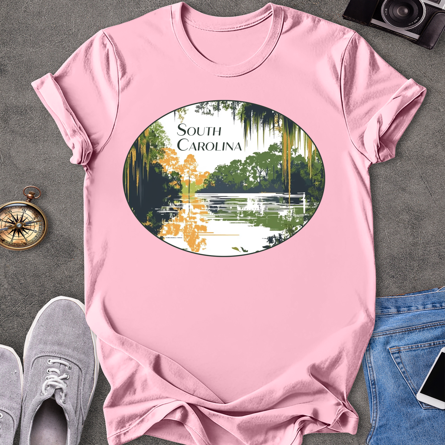 South Carolina - Moss in the Trees T-Shirt