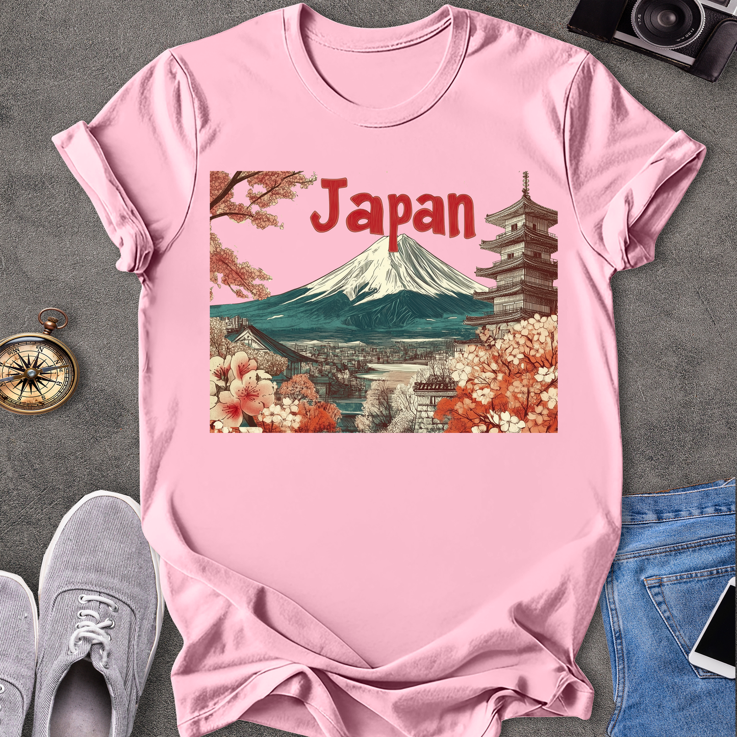 Japan-Cherry Blossoms T-Shirt