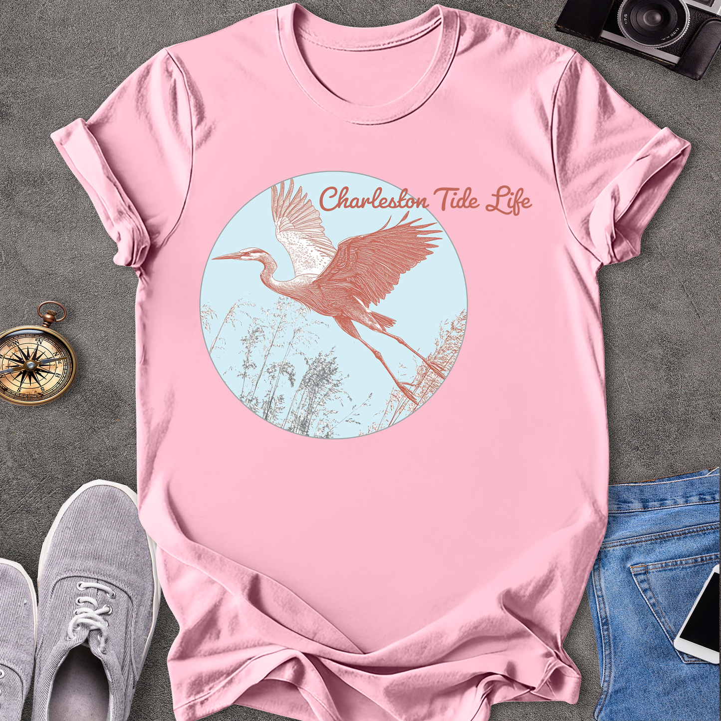 Charlestown Tide Life - South Carolina T-Shirt