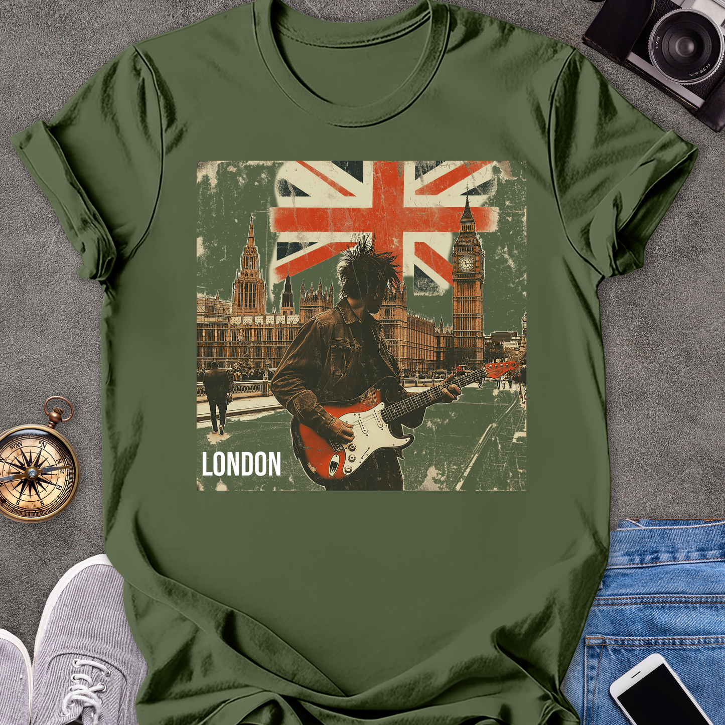 London | Unisex Softstyle T-Shirt | Rock Travel Tee