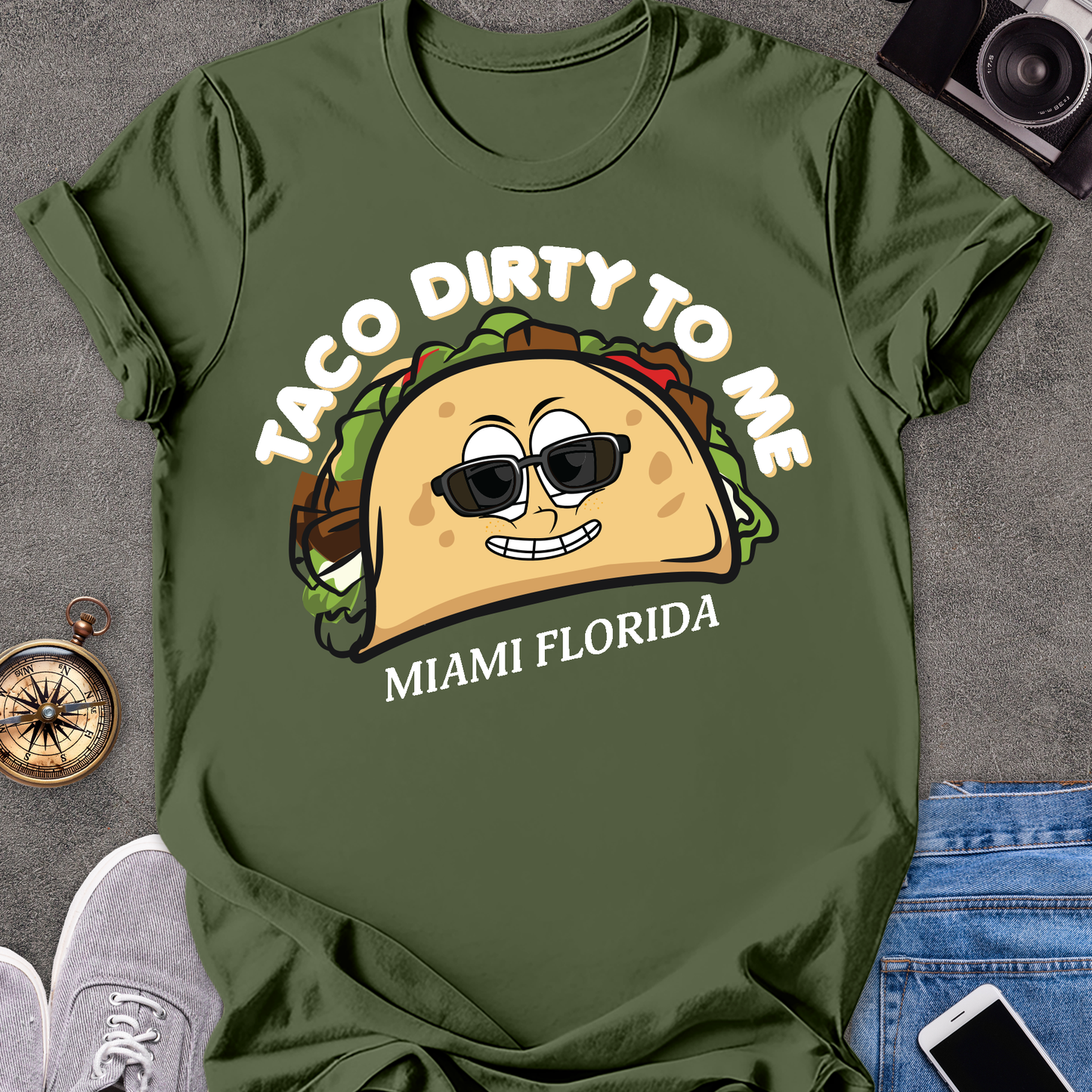 Taco Dirty To Me - Miami Florida | Unisex Softstyle T-Shirt | Foodie Travel Tee