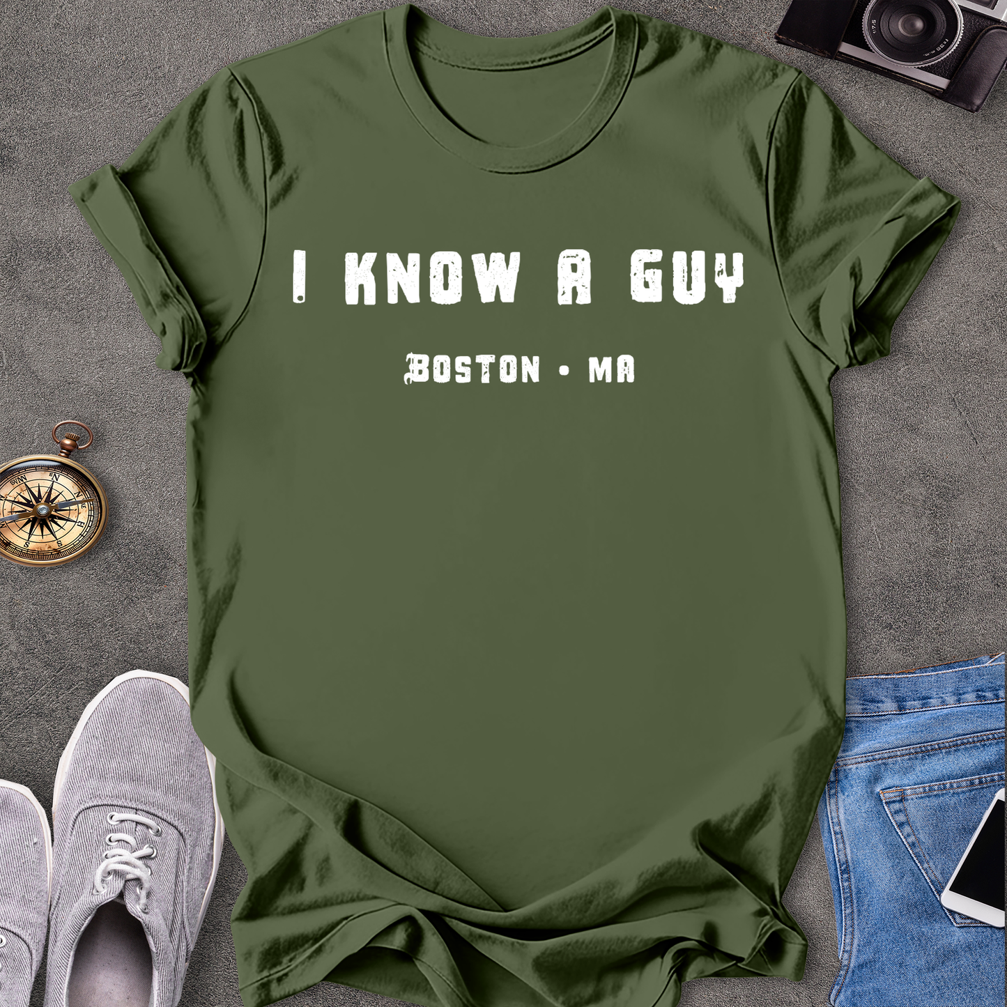 I know A Guy, Boston Massachusetts T-Shirt